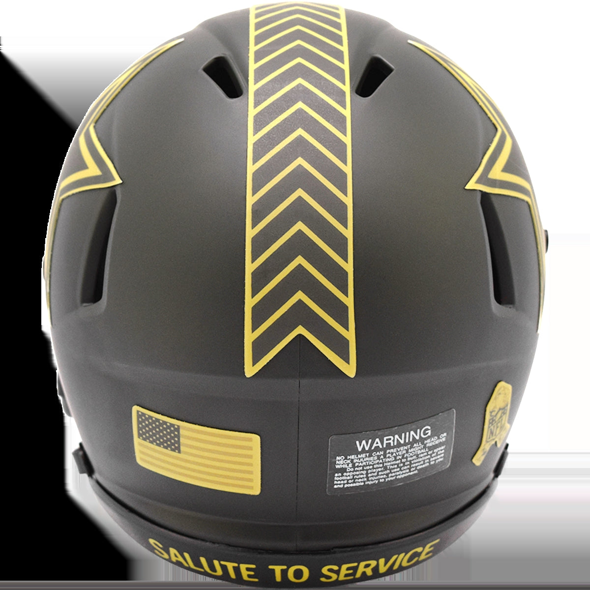 Casco Mini Speed Salute To Service 25 NFL Cowboys