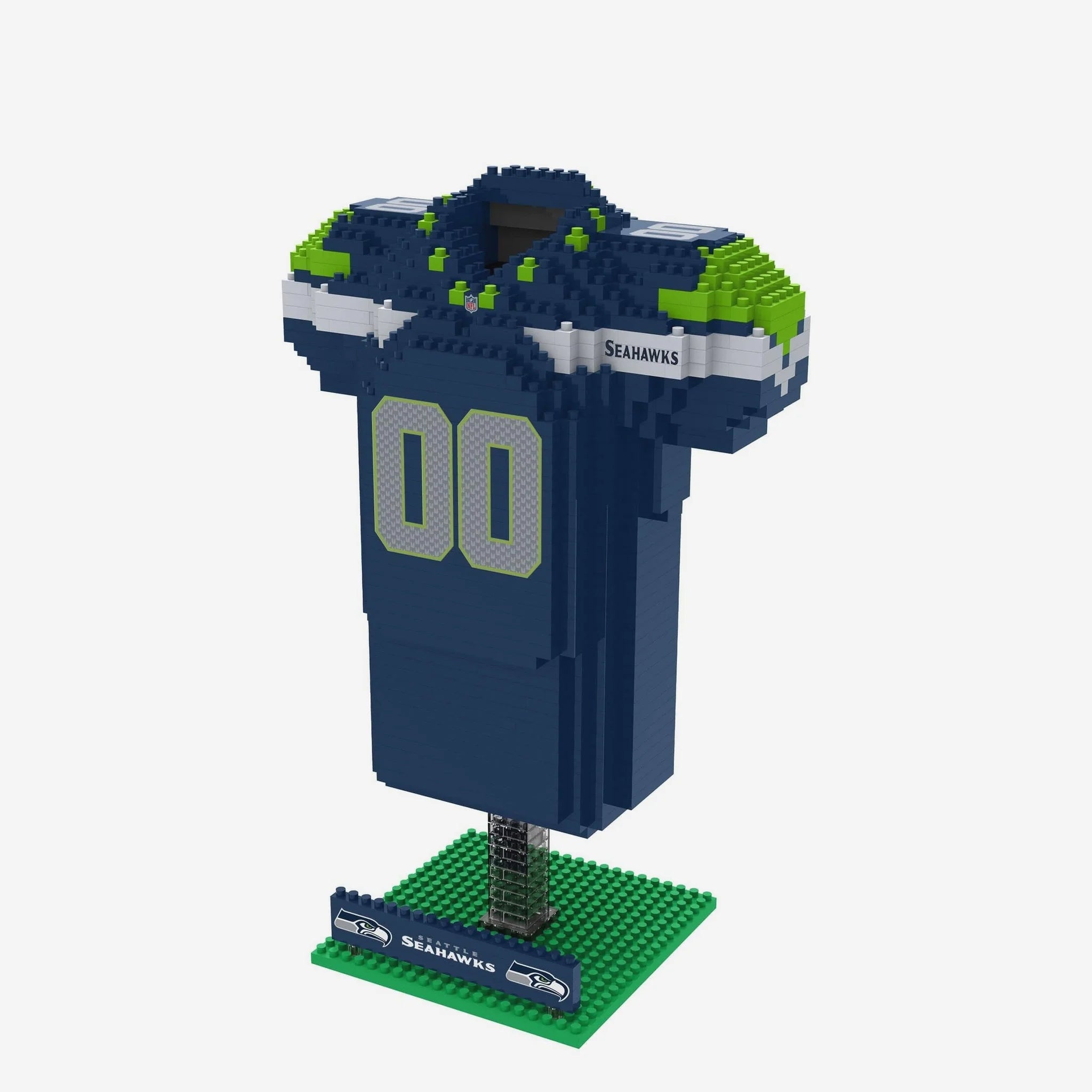 Set De Bloques Armable Mini Jersey 3D Foco NFL Seahawks - NERIAS DEPORTES