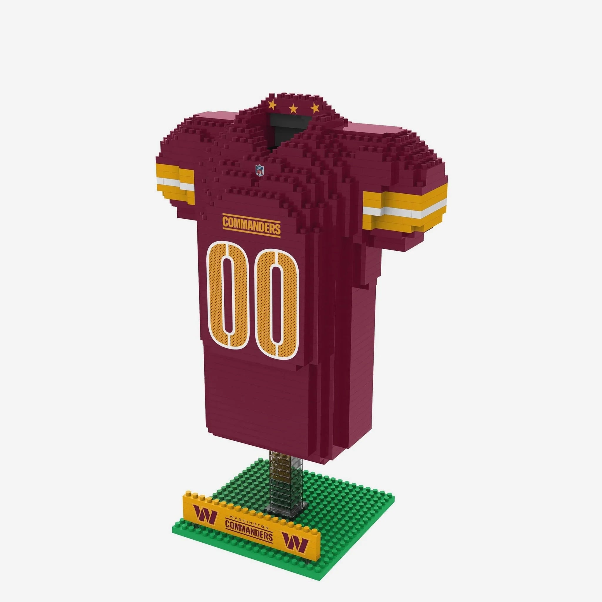 Set De Bloques Armable Mini Jersey 3D Foco NFL Commanders - NERIAS DEPORTES