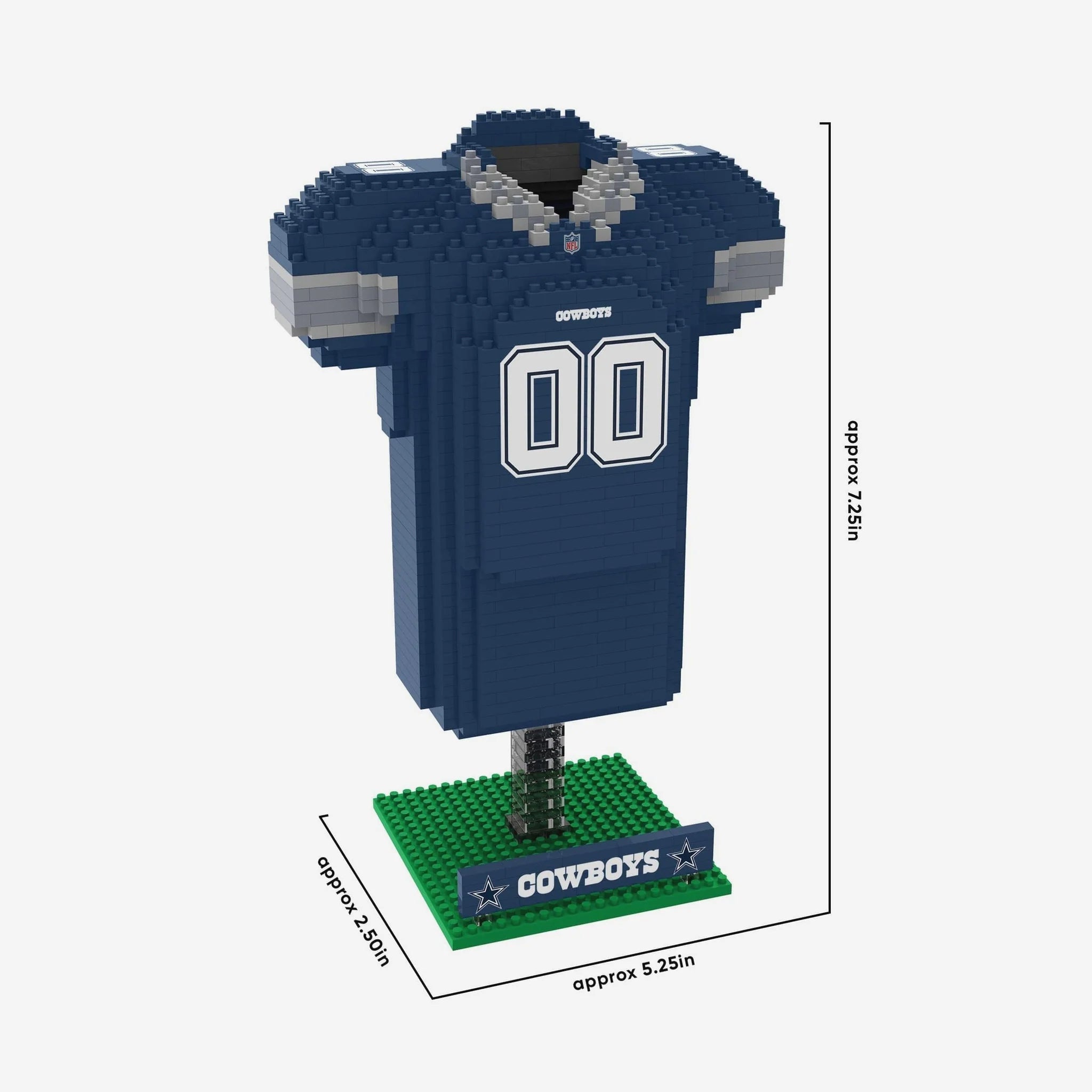 Set De Bloques Armable Mini Jersey 3D Foco NFL Cowboys - NERIAS DEPORTES