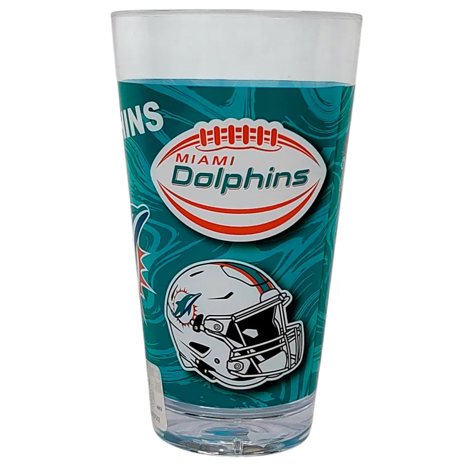 Vaso De Plástico Splat MRL 680ml NFL Miami Dolphins