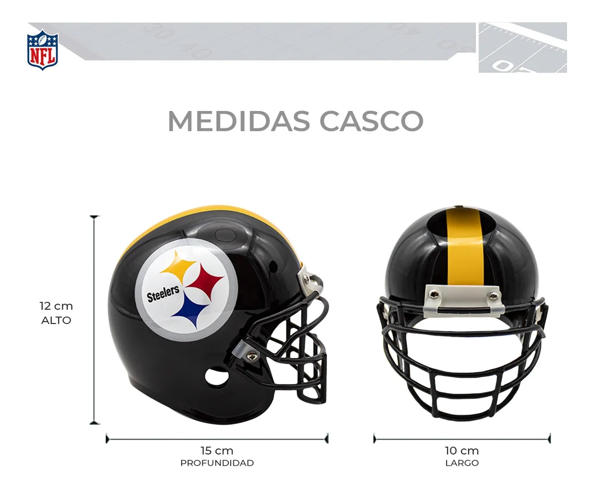 Lámpara Led Casco Flotante Giratorio NFL Pittsburgh Steelers