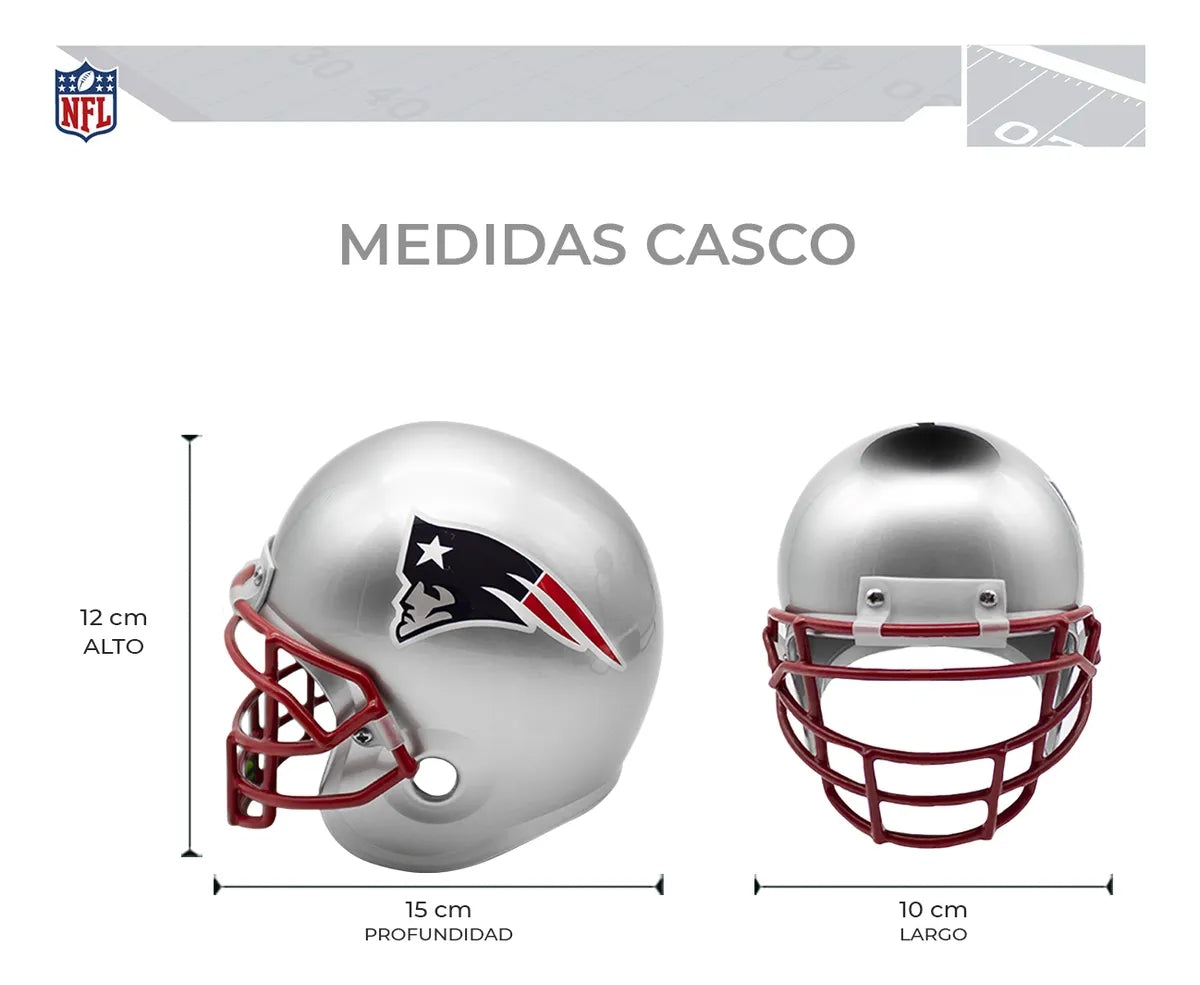 Lámpara Casco Flotante Giratorio NFL New England Patriots