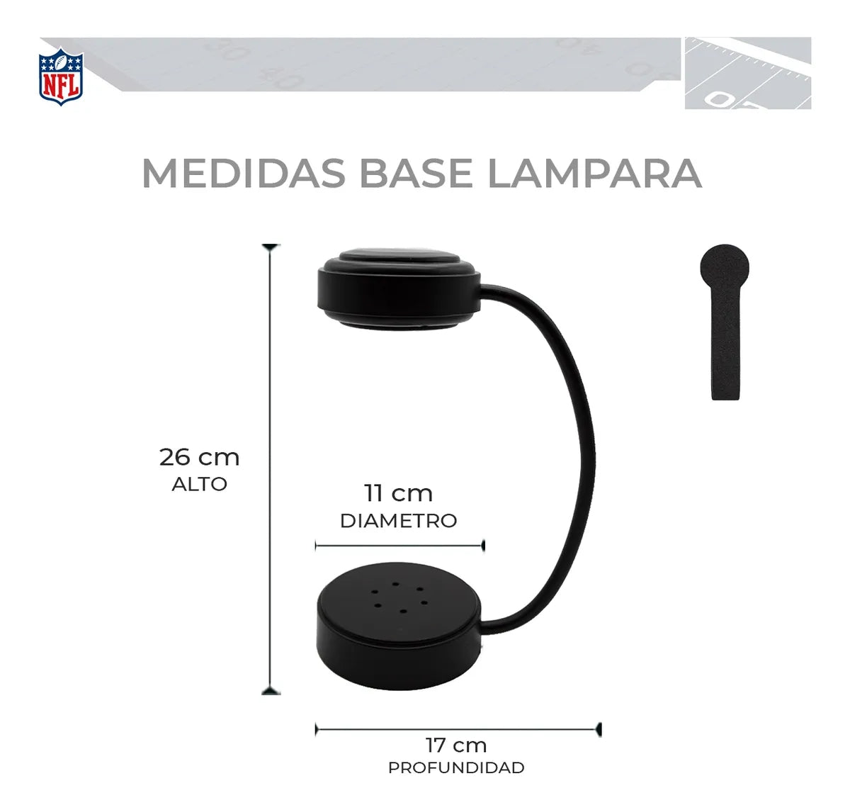 Lámpara Led Casco Flotante Giratorio NFL San Francisco 49ers - NERIAS DEPORTES