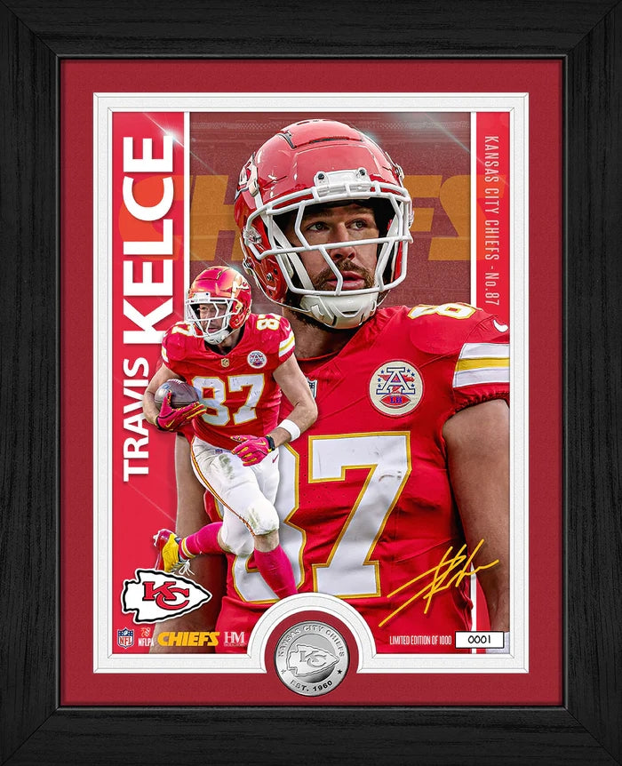 Cuadro HM Artist Proof Silver Coin Chiefs Travis Kelce