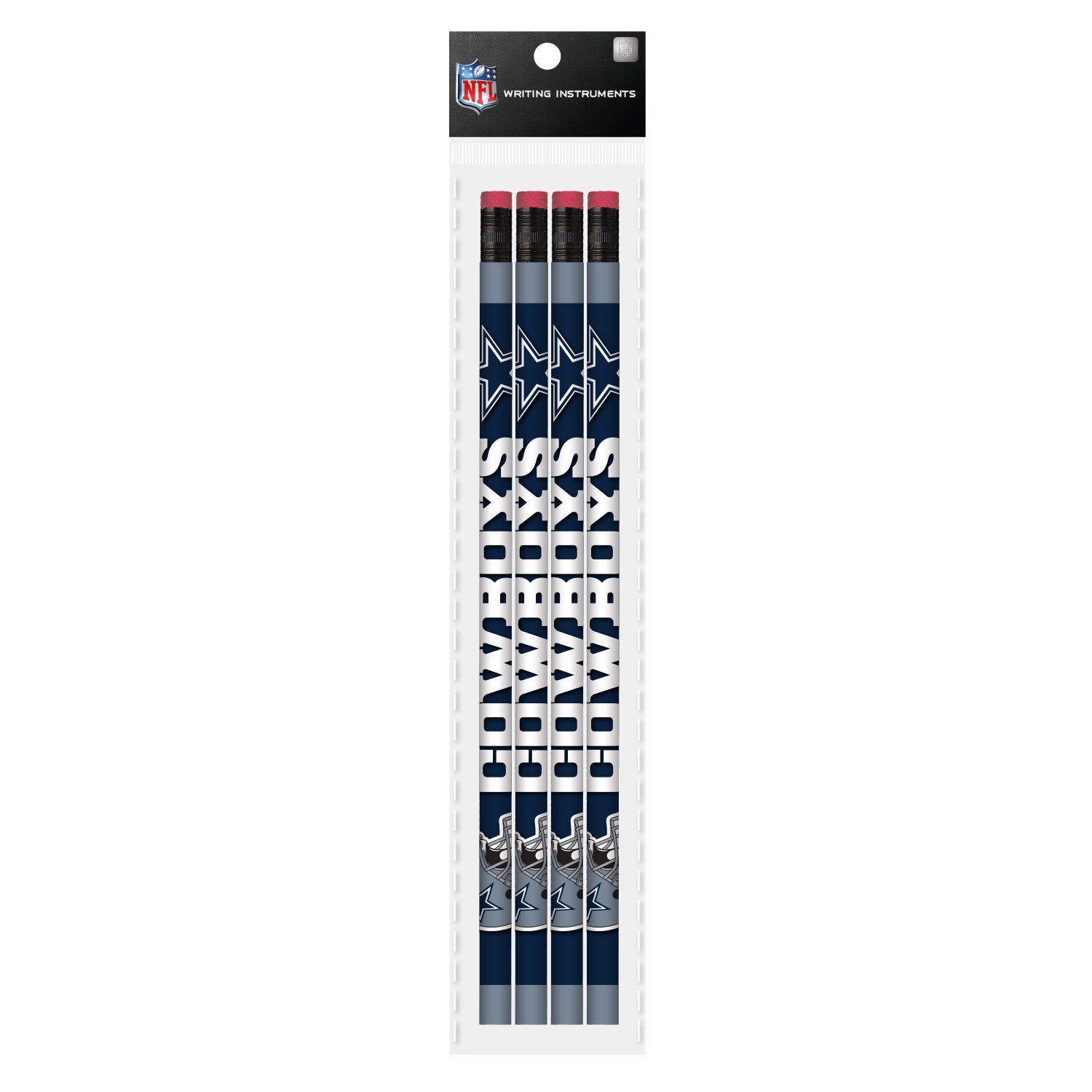 Lápices Mojo 4 pack NFL Dallas Cowboys
