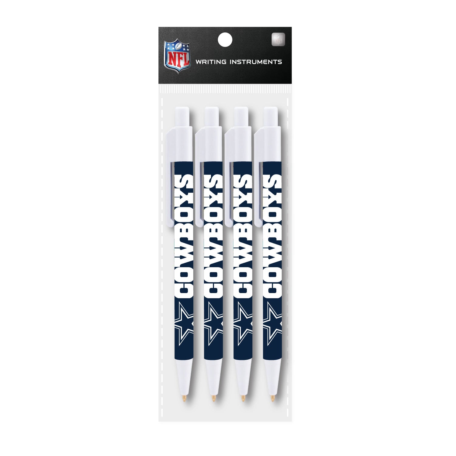 Plumas Mojo Cool Color 4 pack NFL Dallas Cowboys - NERIAS DEPORTES