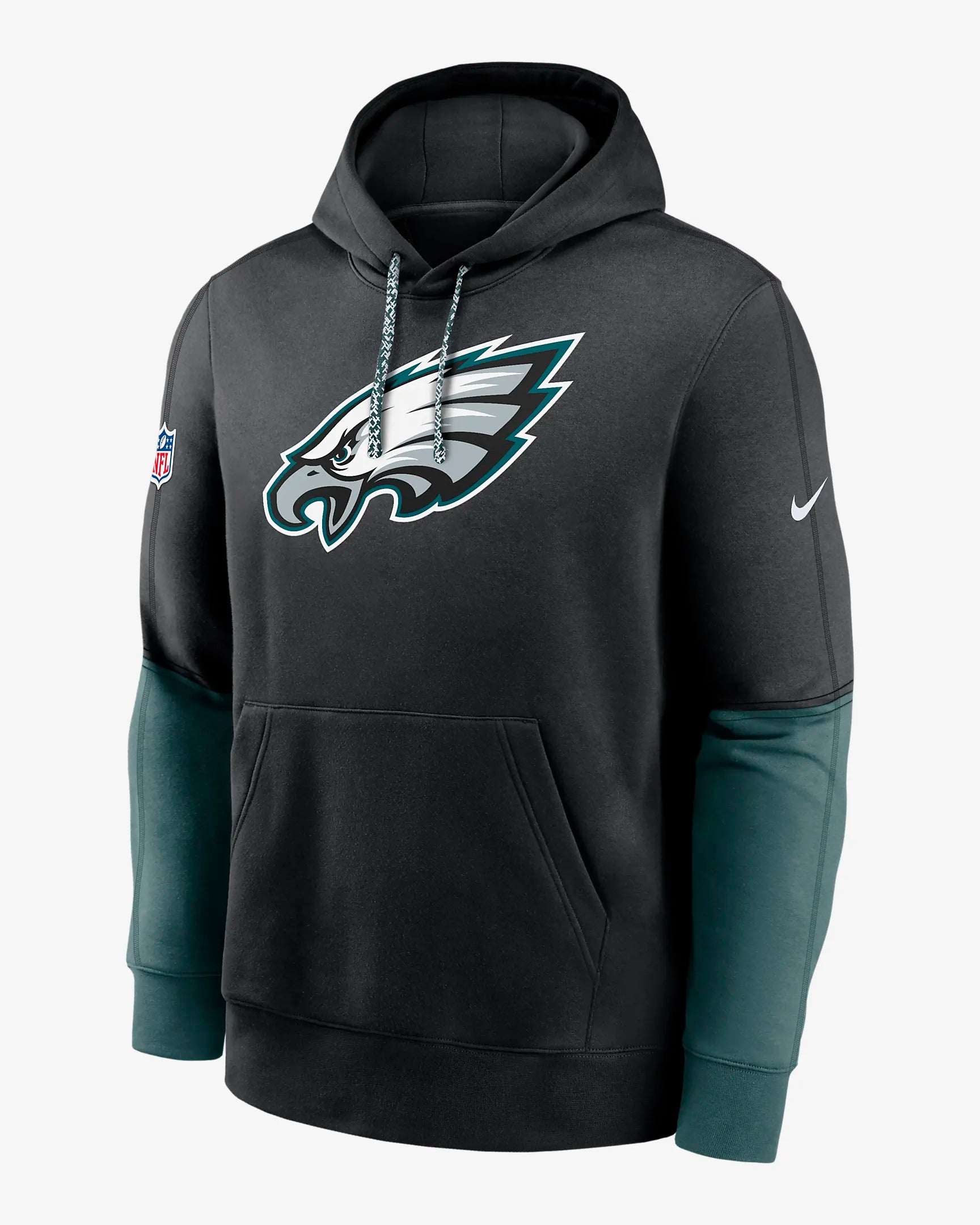 Sudadera Con Gorro Sideline Team Issue Club 24 NFL Eagles - NERIAS DEPORTES