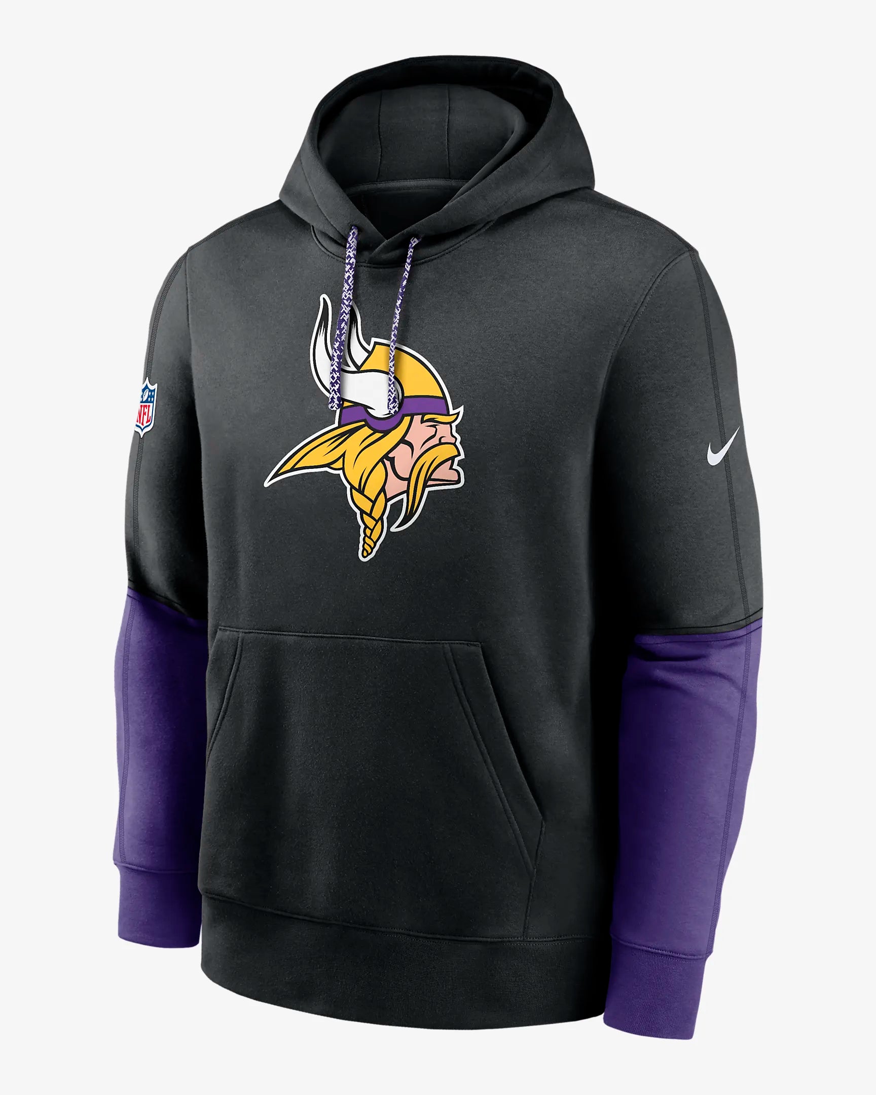 Sudadera Con Gorro Sideline Team Issue Club 24 NFL Vikings