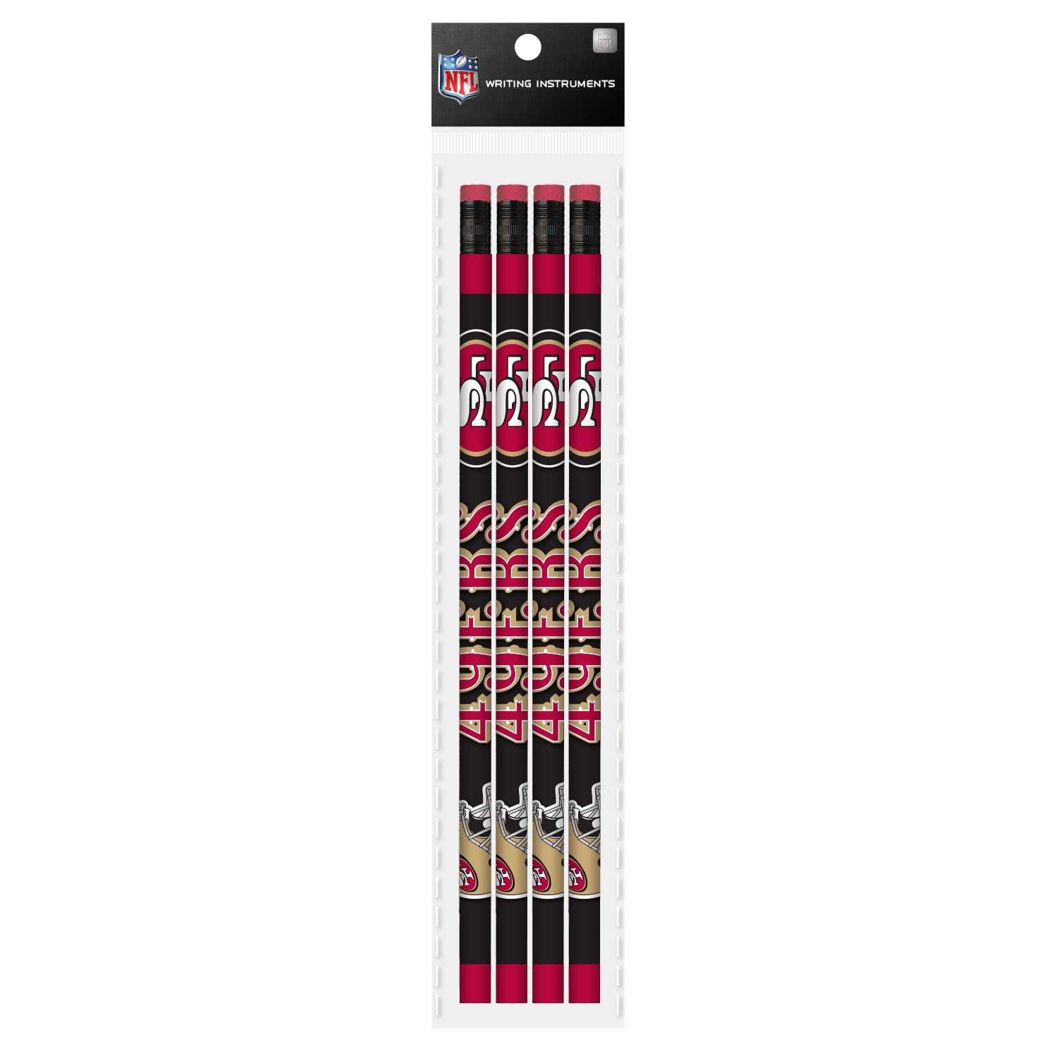 Lápices Mojo 4 pack NFL San Francisco 49ers