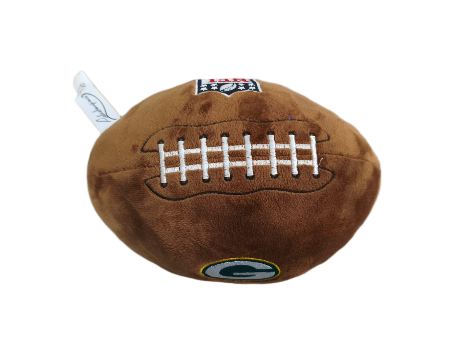Peluche Balón Felpa Suave 23cm Bordado NFL Packers - NERIAS DEPORTES