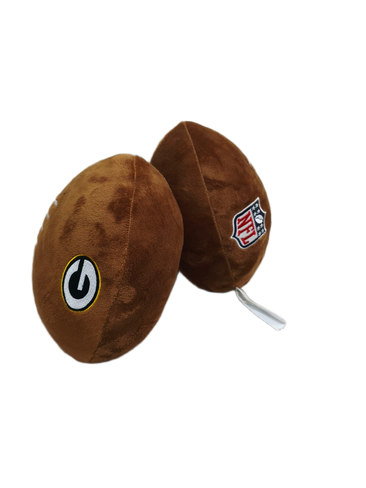 Peluche Balón Felpa Suave 23cm Bordado NFL Packers - NERIAS DEPORTES