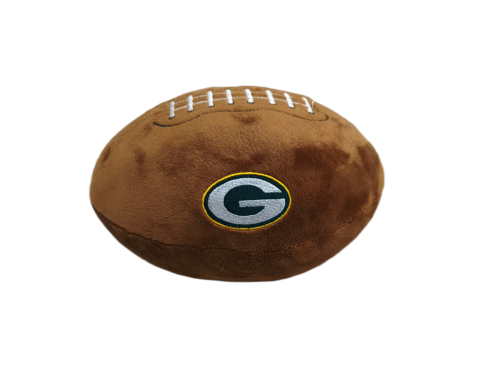 Peluche Balón Felpa Suave 23cm Bordado NFL Packers - NERIAS DEPORTES
