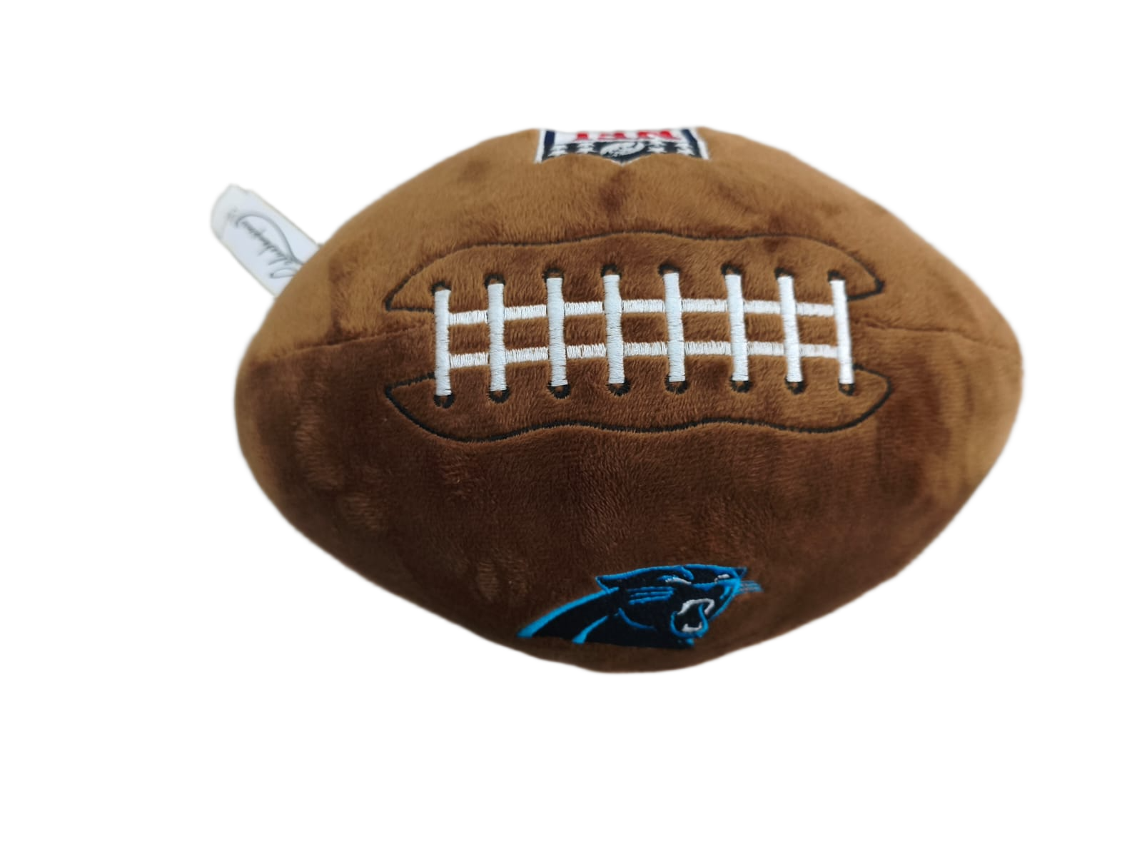 Peluche Balón Felpa Suave 23cm Bordado NFL Panthers - NERIAS DEPORTES