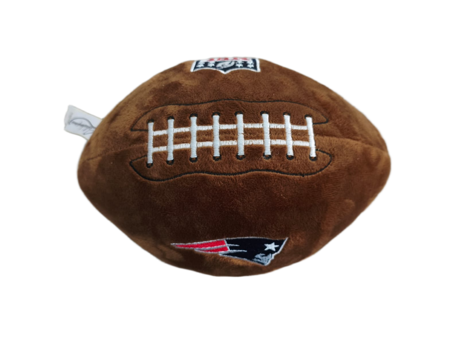 Peluche Balón Felpa Suave 23cm Bordado NFL Patriots - NERIAS DEPORTES