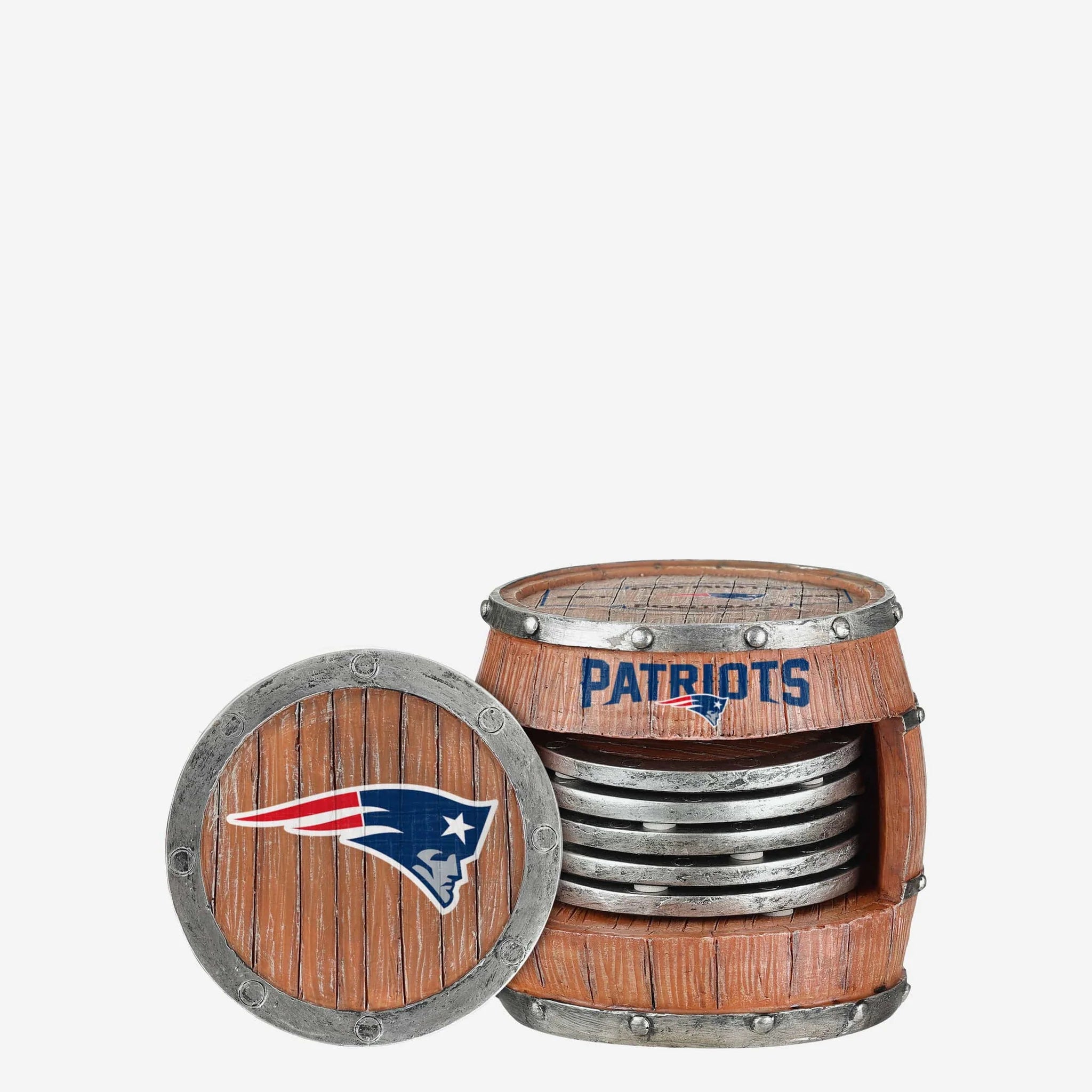 Porta Vaso Barril Foco New England Patriots