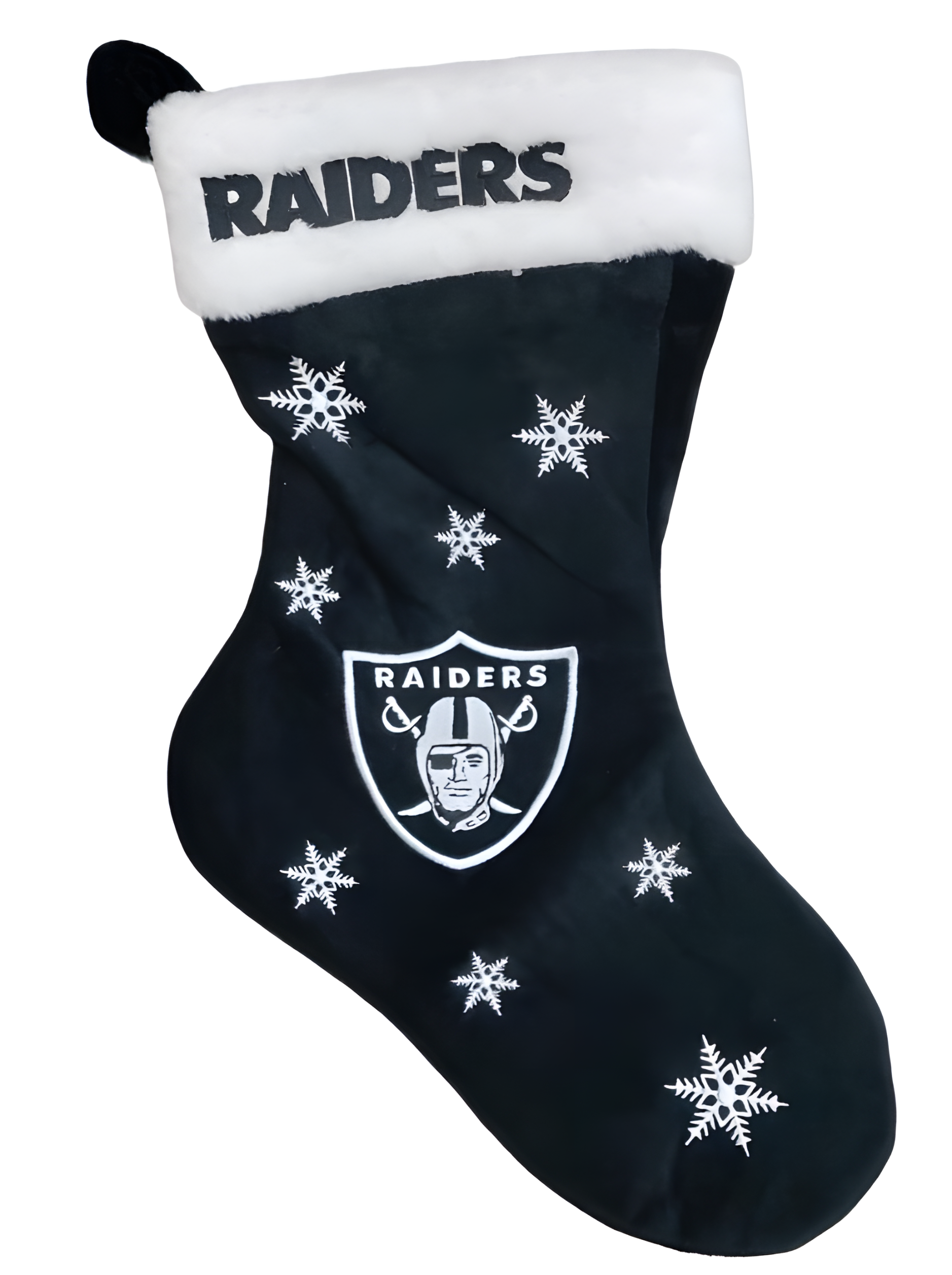 Bota Decorativa de Navidad de Fútbol Americano NFL Raiders