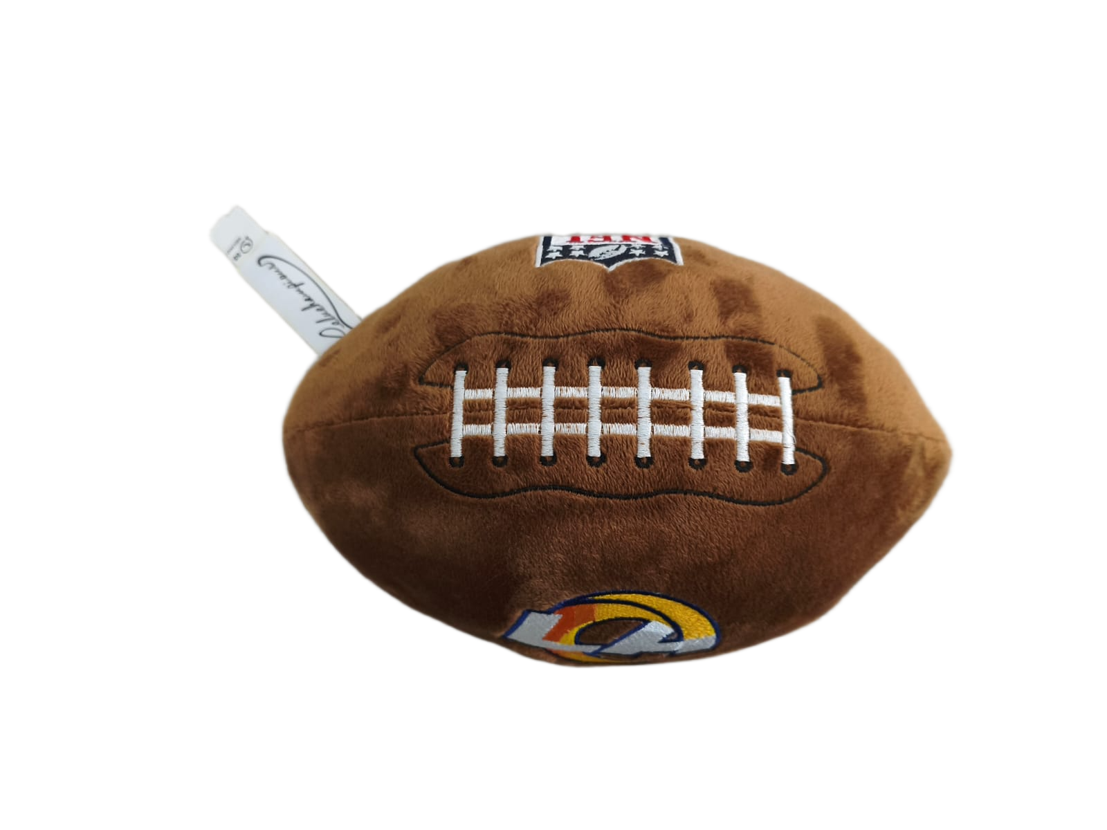 Peluche Balón Felpa Suave 23cm Bordado NFL Rams - NERIAS DEPORTES