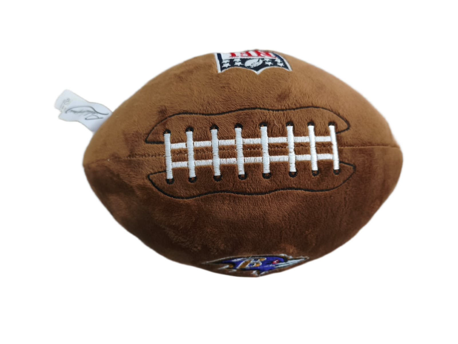 Peluche Balón Felpa Suave 23cm Bordado NFL Ravens - NERIAS DEPORTES