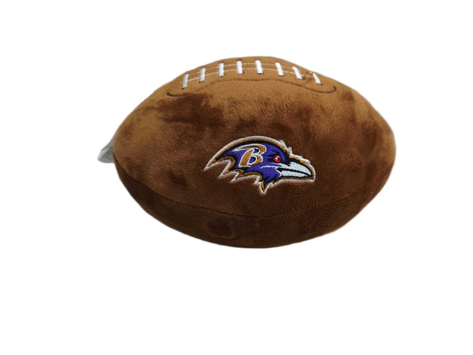 Peluche Balón Felpa Suave 23cm Bordado NFL Ravens - NERIAS DEPORTES