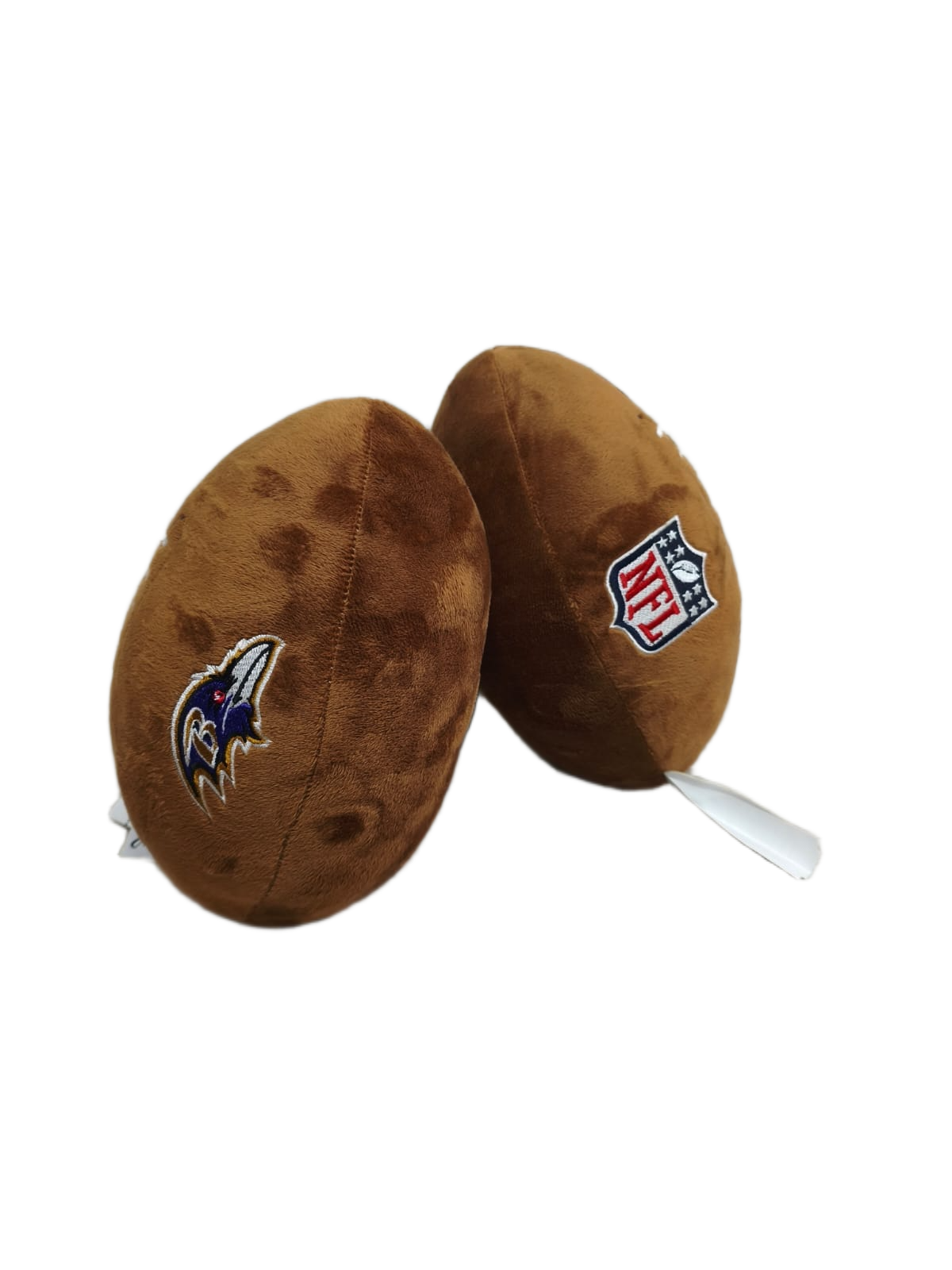 Peluche Balón Felpa Suave 23cm Bordado NFL Ravens - NERIAS DEPORTES