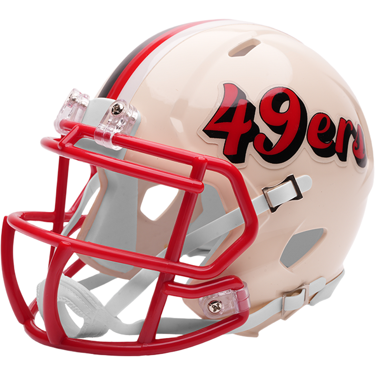 Casco Mini Speed Riddell Retro 25 NFL San Francisco 49ers