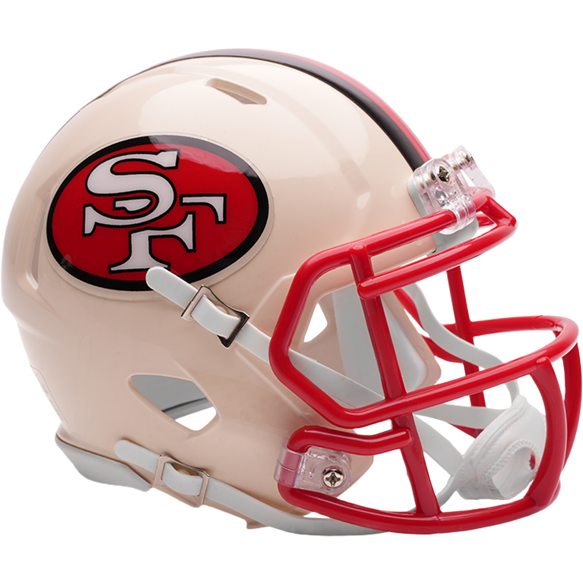 Casco Mini Speed Riddell Retro 25 NFL San Francisco 49ers