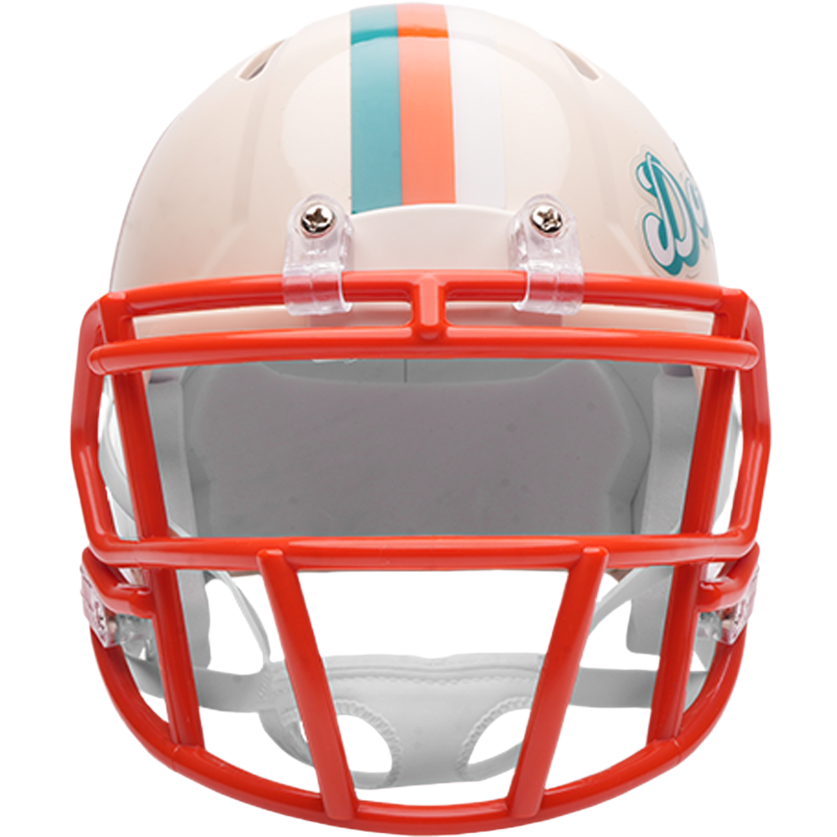 Casco Mini Speed Riddell Retro 25 NFL Miami Dolphins