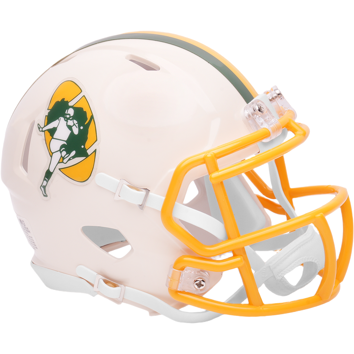 Casco Mini Speed Riddell Retro 25 NFL Green Bay Packers