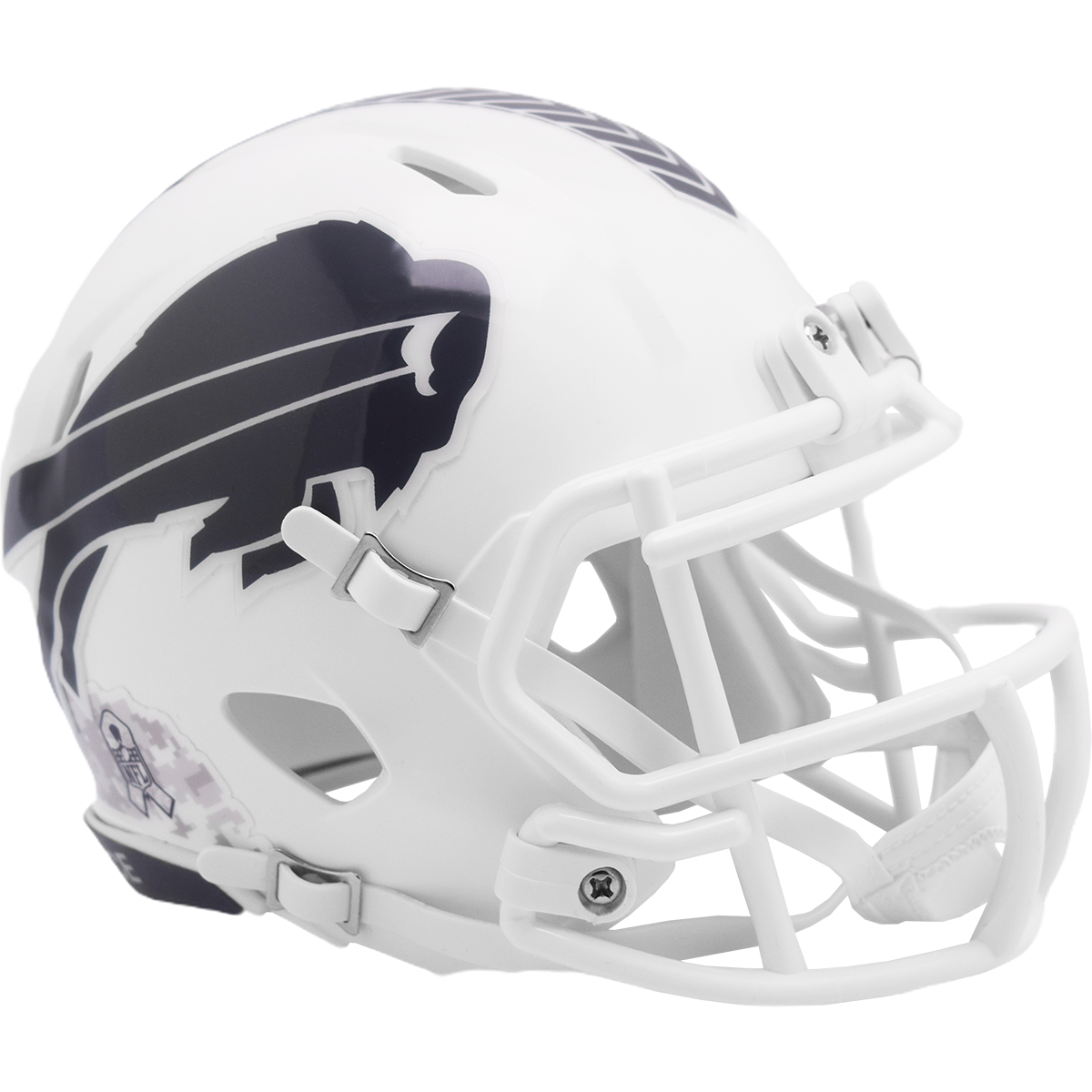 Casco Mini Speed Salute To Service 24 Riddell NFL Bills