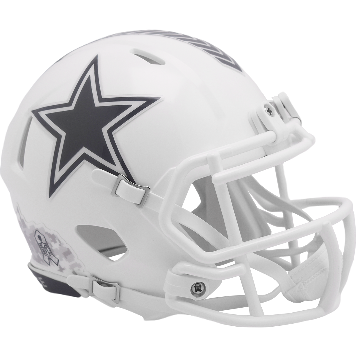 Casco Da Football Americano Riddell Speed Mini Detroit Lions - Edizione Salute, Unisex Adulti, Bronzo - Foto 8