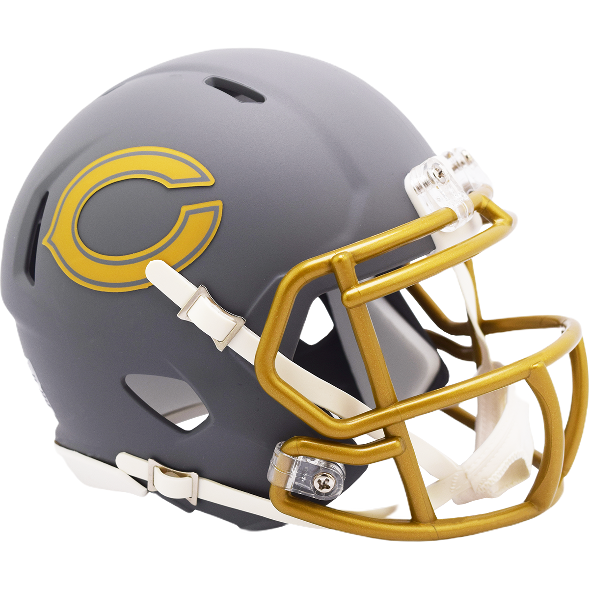 Casco Mini Speed Slate Pizarra Riddell Chicago Bears