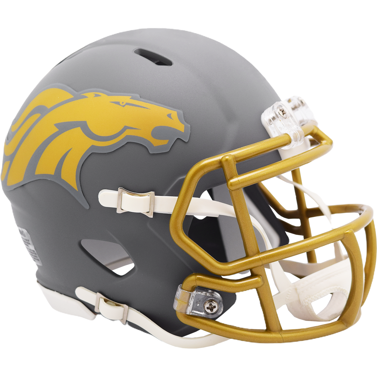 Casco Mini Speed Slate Pizarra Riddell Denver Broncos