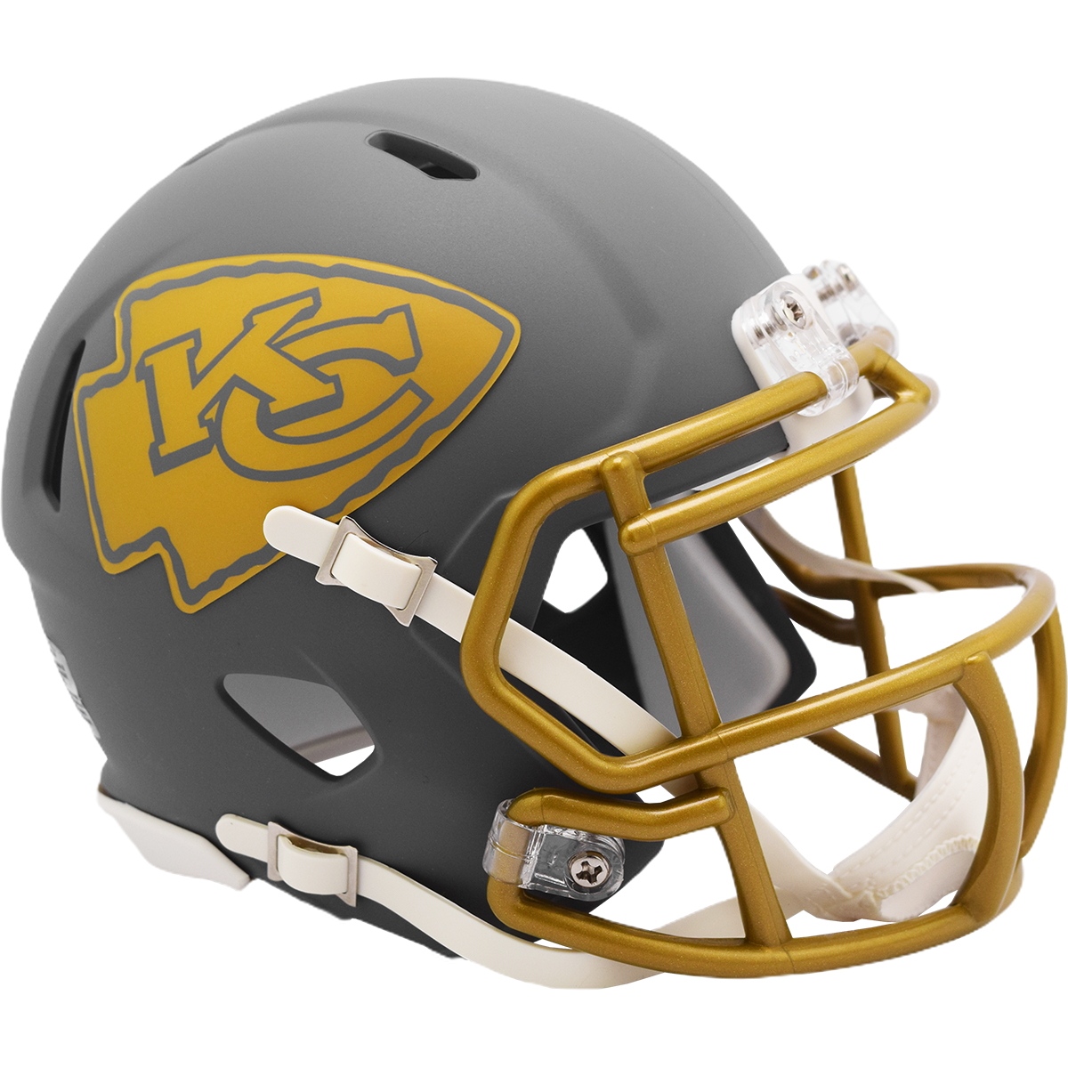 Casco Mini Speed Slate Pizarra Riddell Kansas City Chiefs