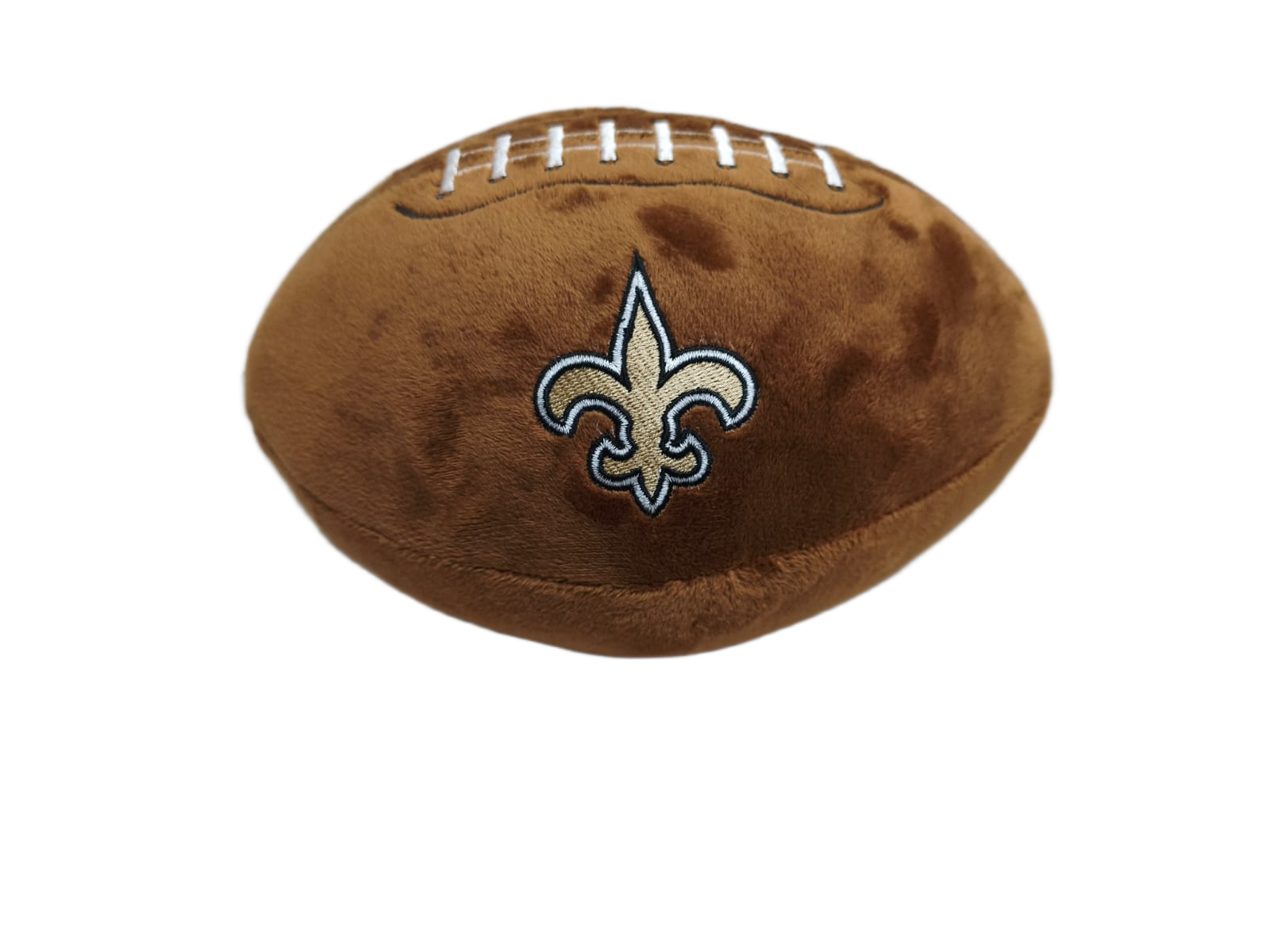 Peluche Balón Felpa Suave 23cm Bordado NFL Saints - NERIAS DEPORTES