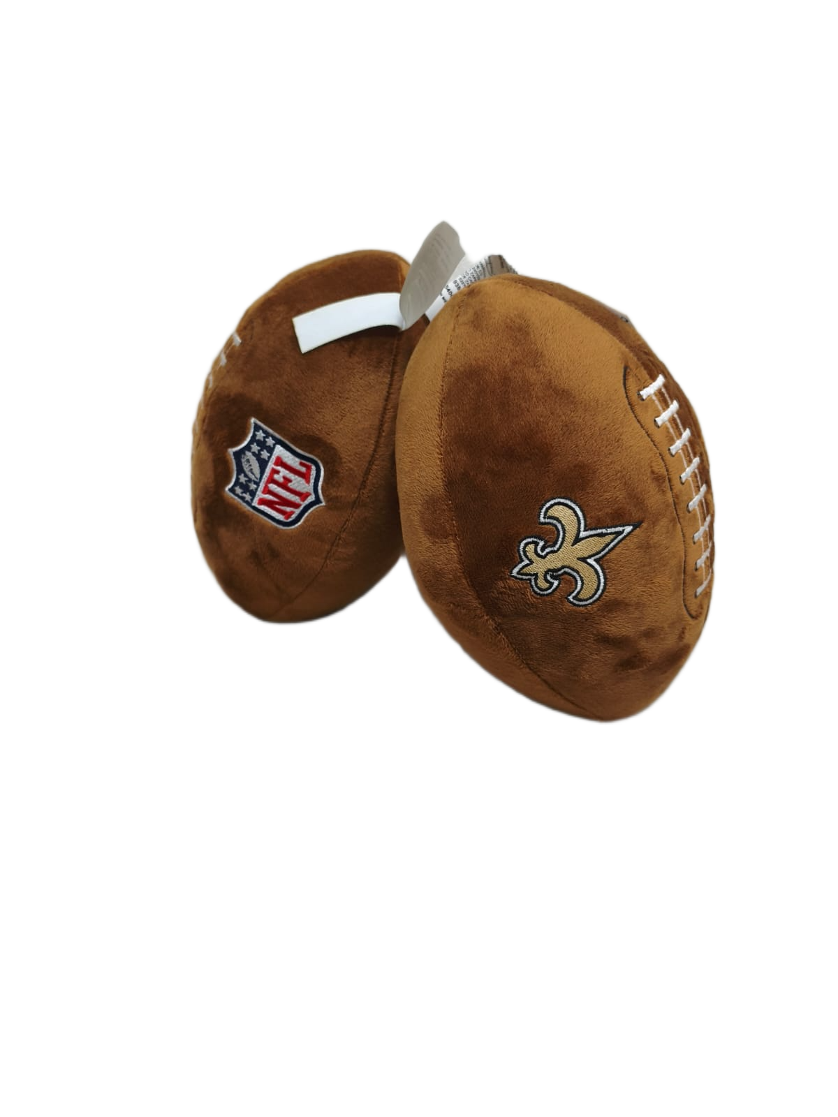 Peluche Balón Felpa Suave 23cm Bordado NFL Saints - NERIAS DEPORTES