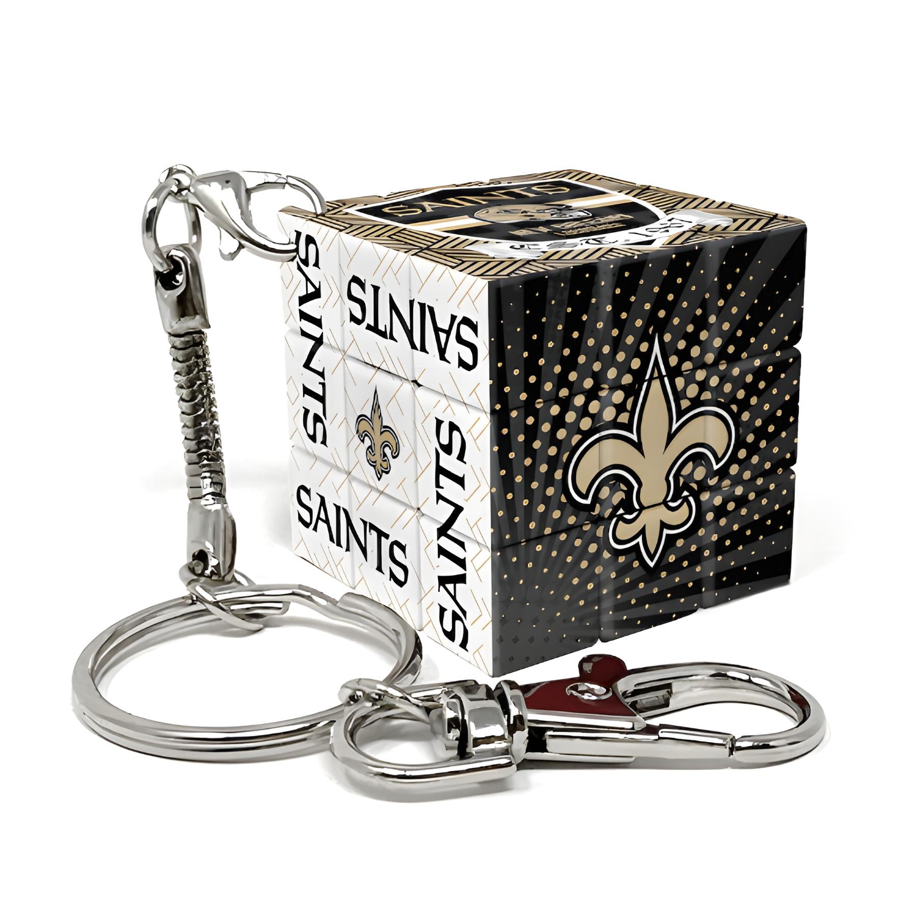 Llavero Mini Rubik NFL Saints