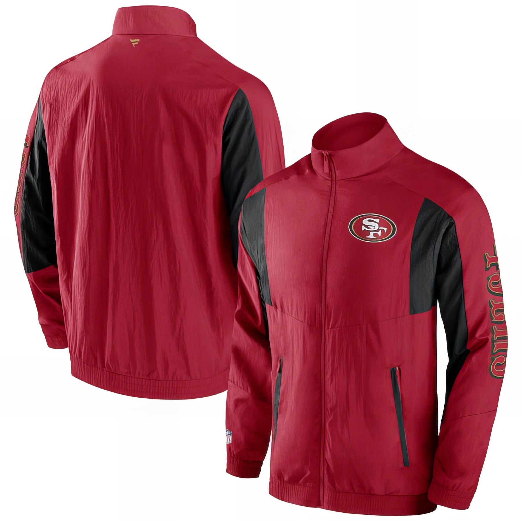 Chamarra Fanatics Woven Track San Francisco 49ers