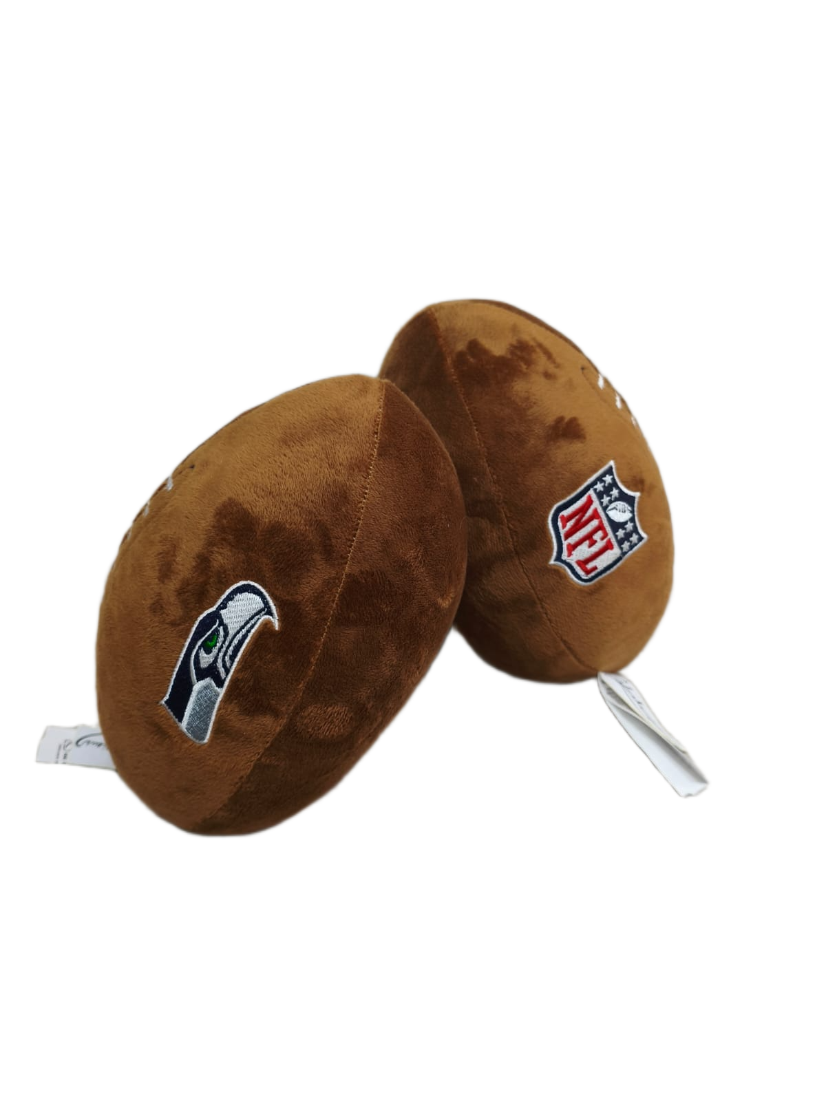 Peluche Balón Felpa Suave 23cm Bordado NFL Seahawks - NERIAS DEPORTES