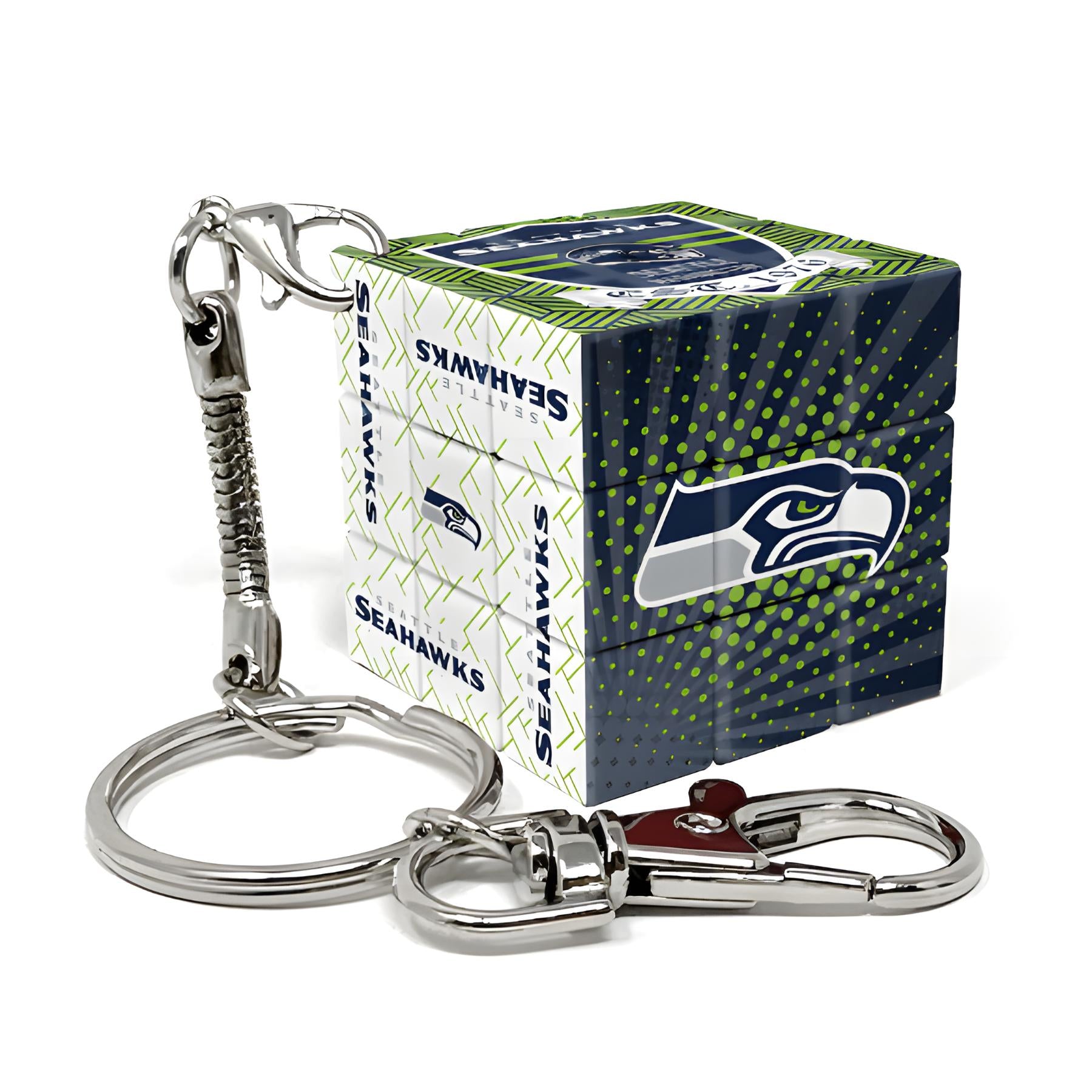 Llavero Mini Rubik NFL Seahawks
