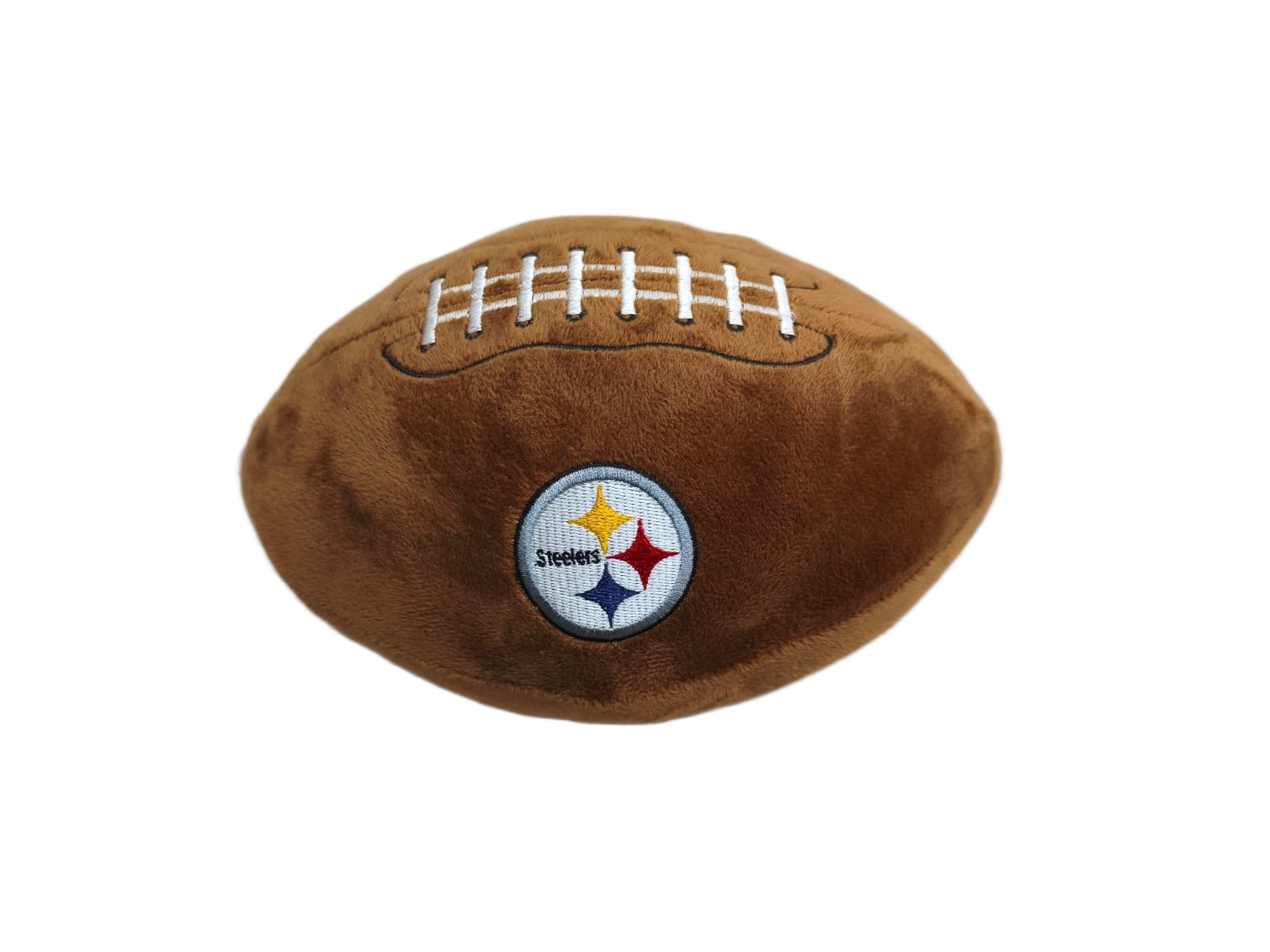 Peluche Balón Felpa Suave 23cm Bordado NFL Steelers - NERIAS DEPORTES