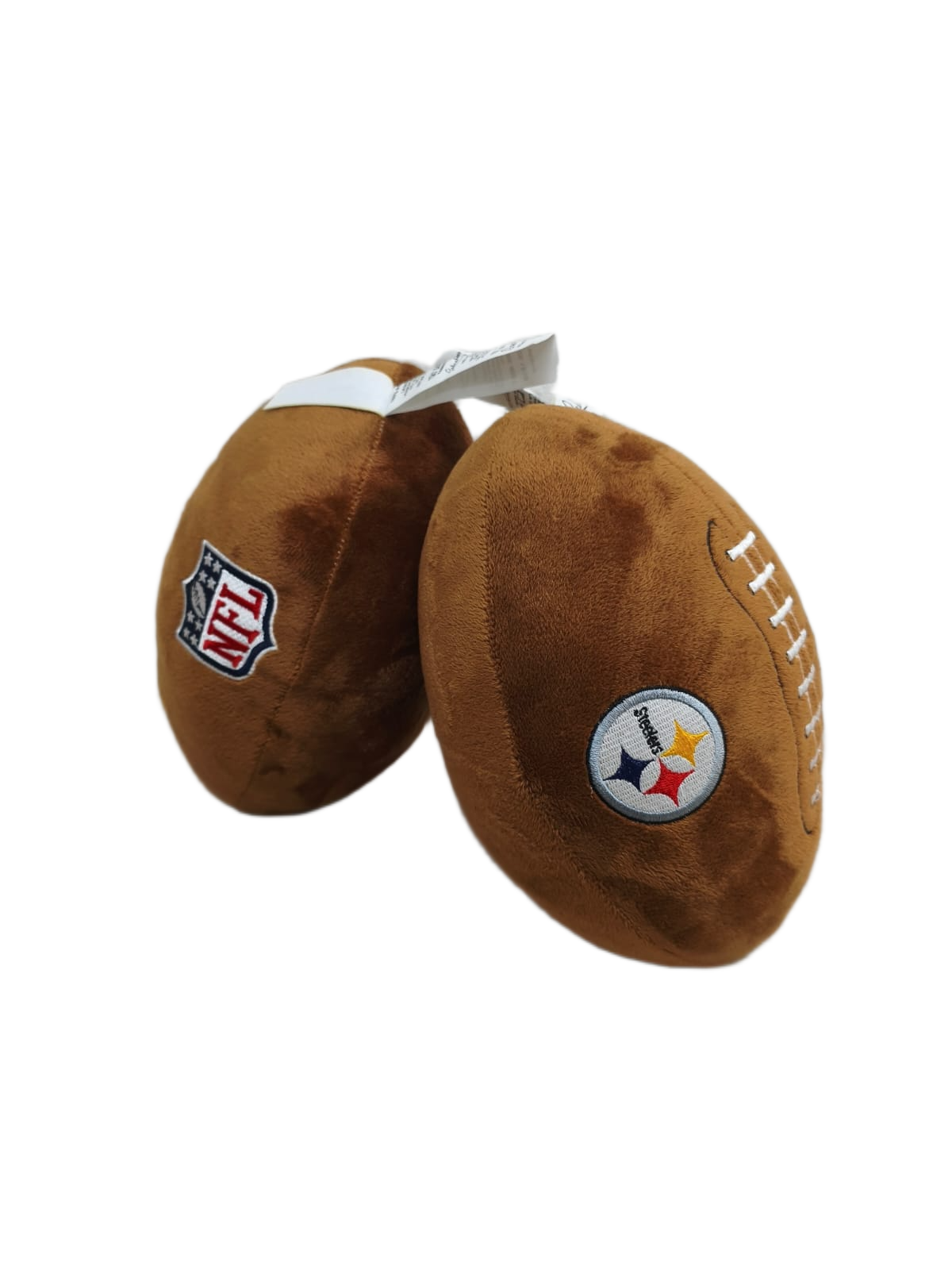 Peluche Balón Felpa Suave 23cm Bordado NFL Steelers - NERIAS DEPORTES