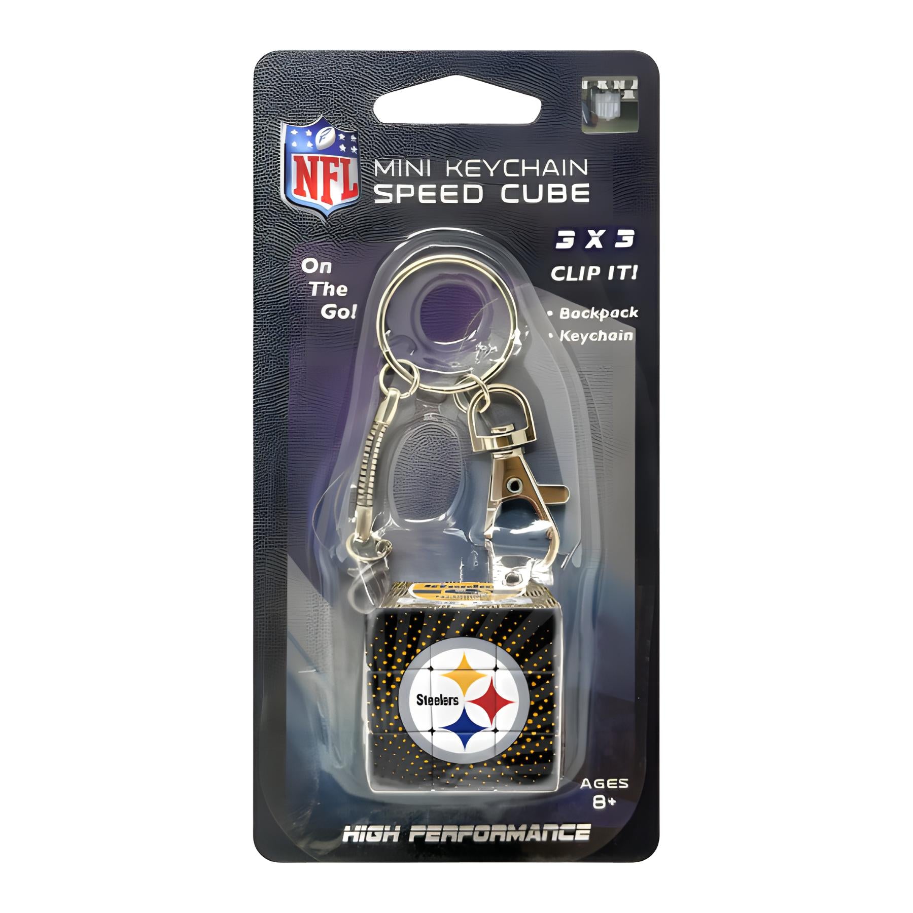 Llavero Mini Rubik NFL Steelers - NERIAS DEPORTES