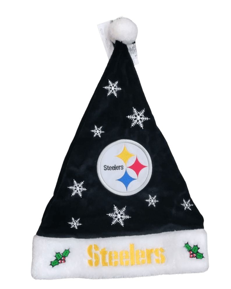 Gorro de Santa Navidad de Fútbol Americano NFL Steelers