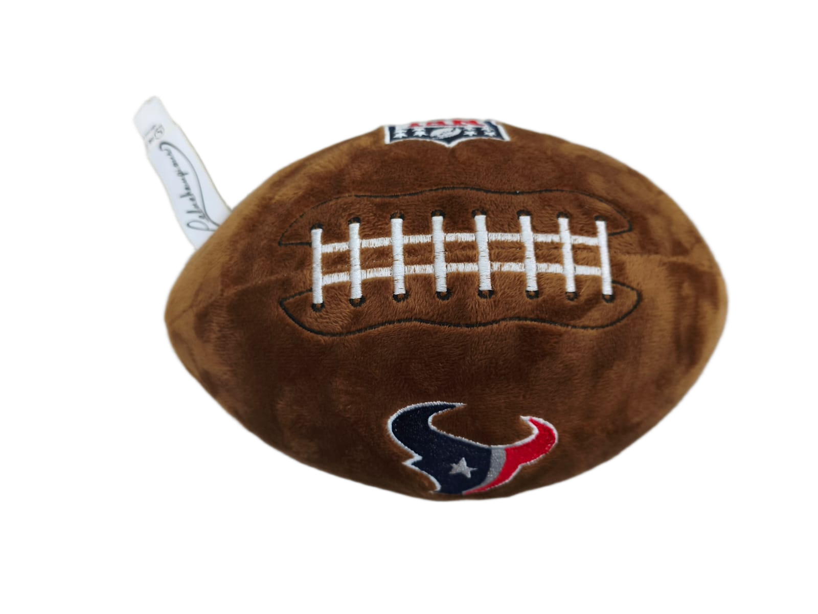 Peluche Balón Felpa Suave 23cm Bordado NFL Texans - NERIAS DEPORTES