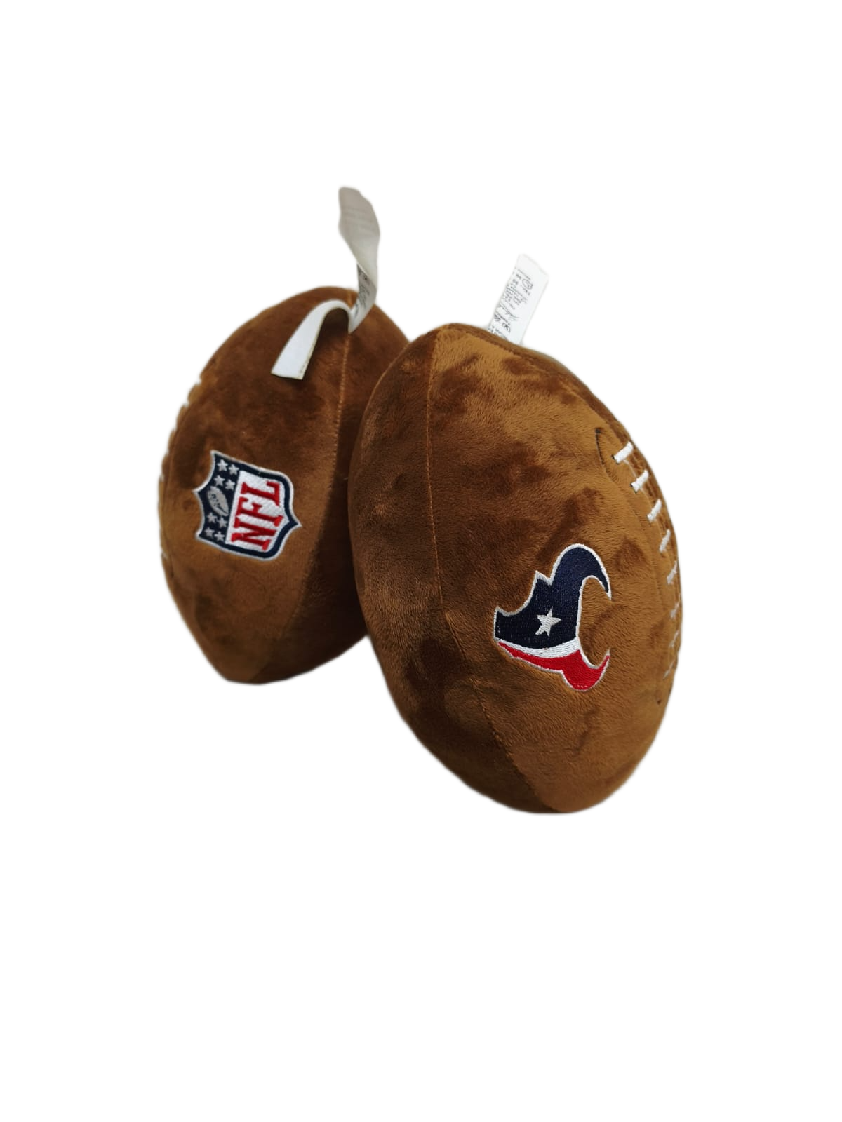 Peluche Balón Felpa Suave 23cm Bordado NFL Texans - NERIAS DEPORTES