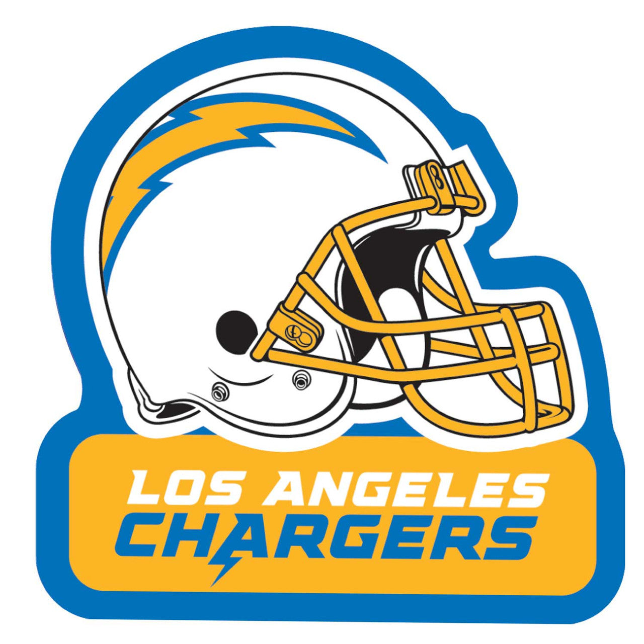 Imán Casco Wordmark Aminco Chargers