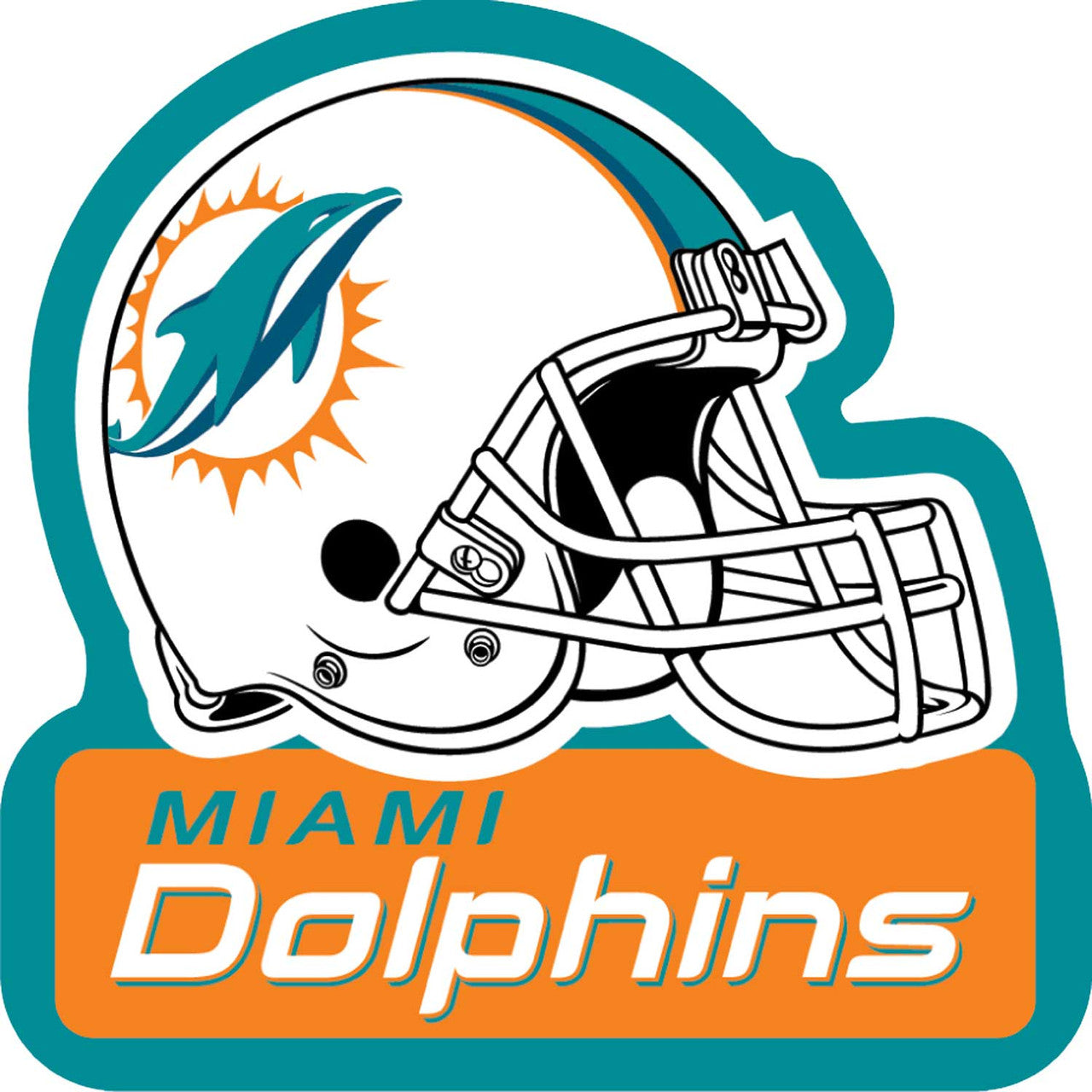 Iman Casco Wordmark Aminco Dolphins