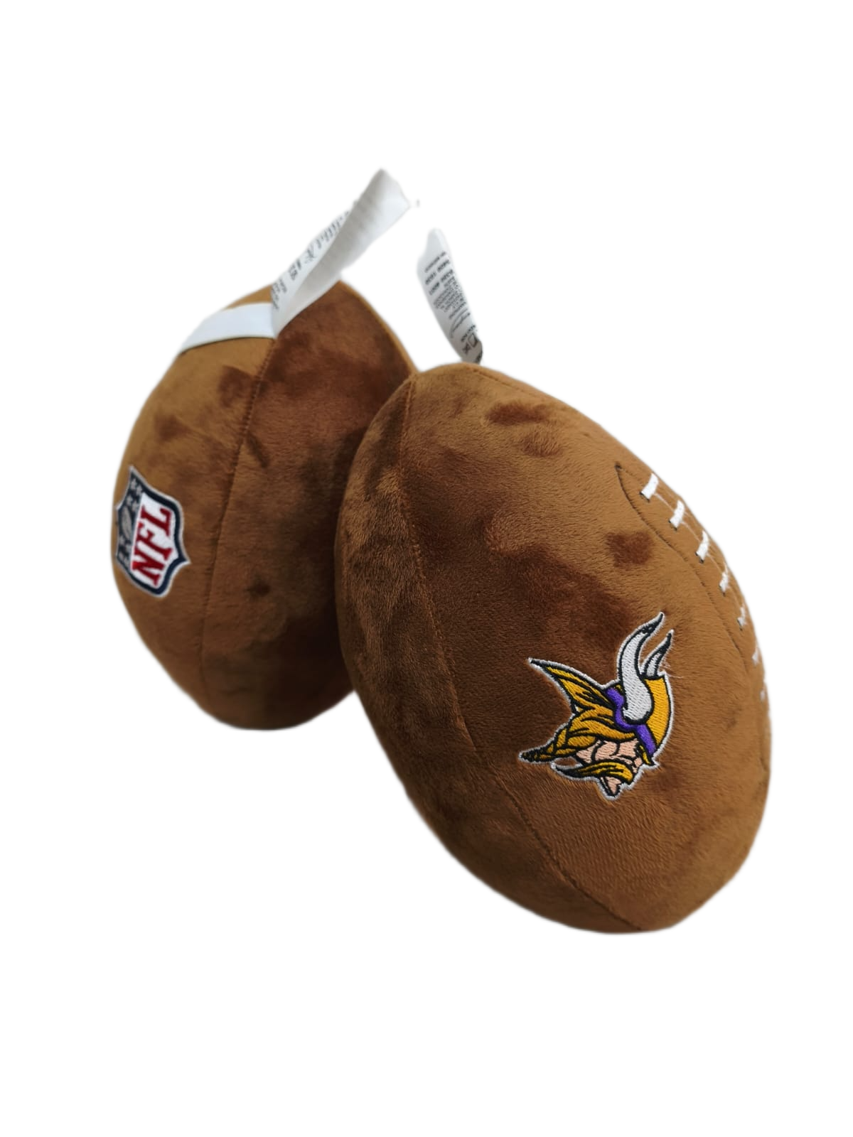 Peluche Balón Felpa Suave 23cm Bordado NFL Vikings - NERIAS DEPORTES
