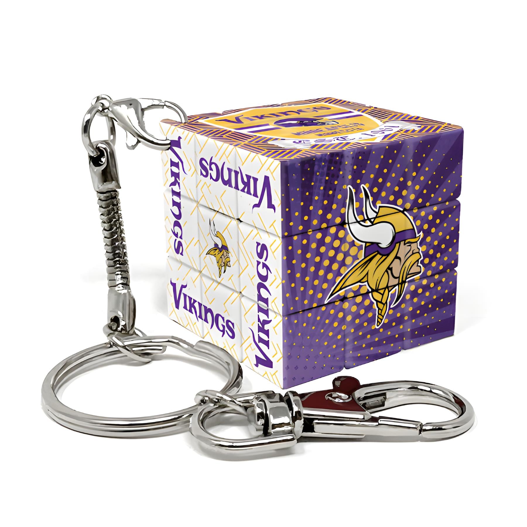 Llavero Mini Rubik NFL Vikings